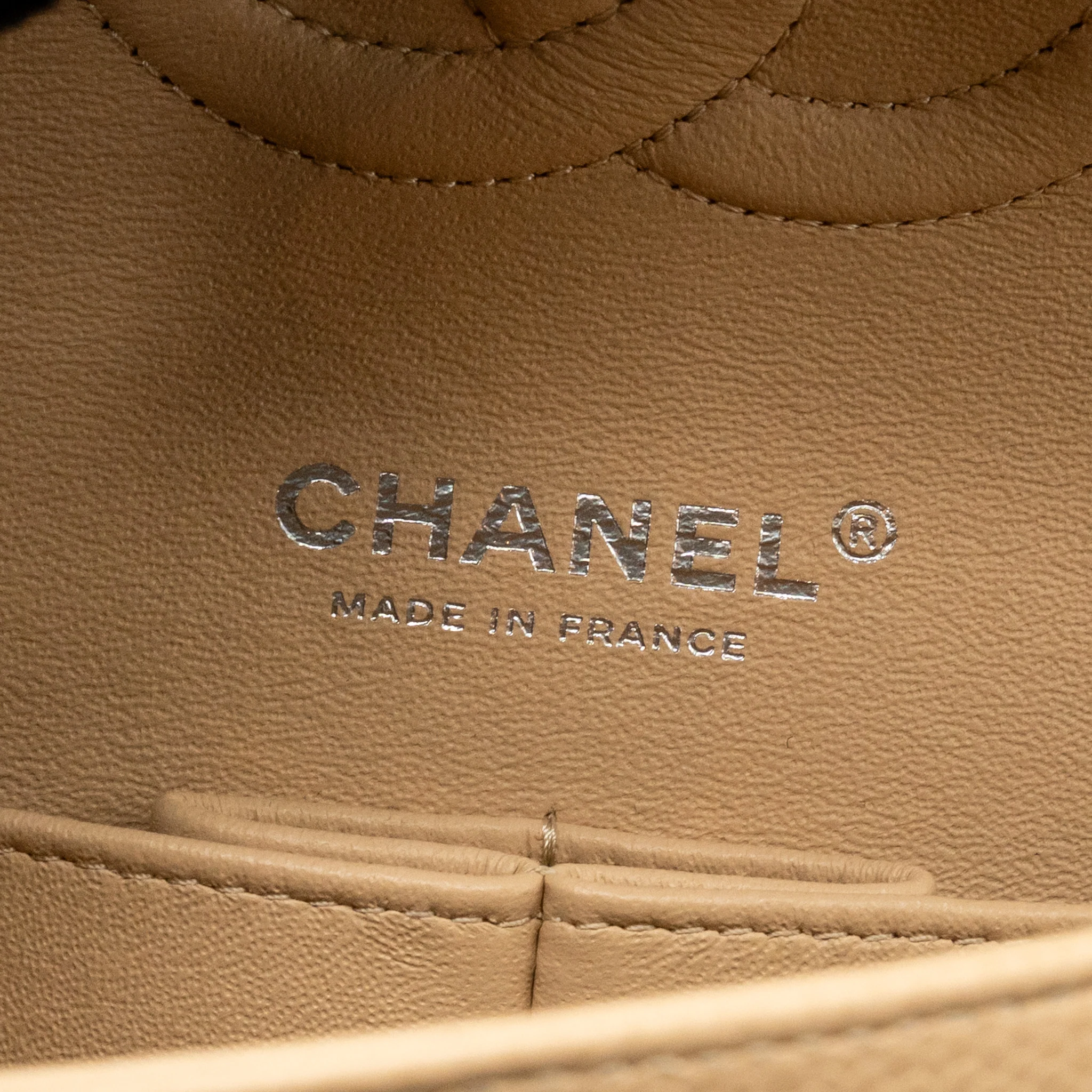 Chanel Medium Classic Double Flap Bag Caviar Beige SHW (Microchip) - Image 16