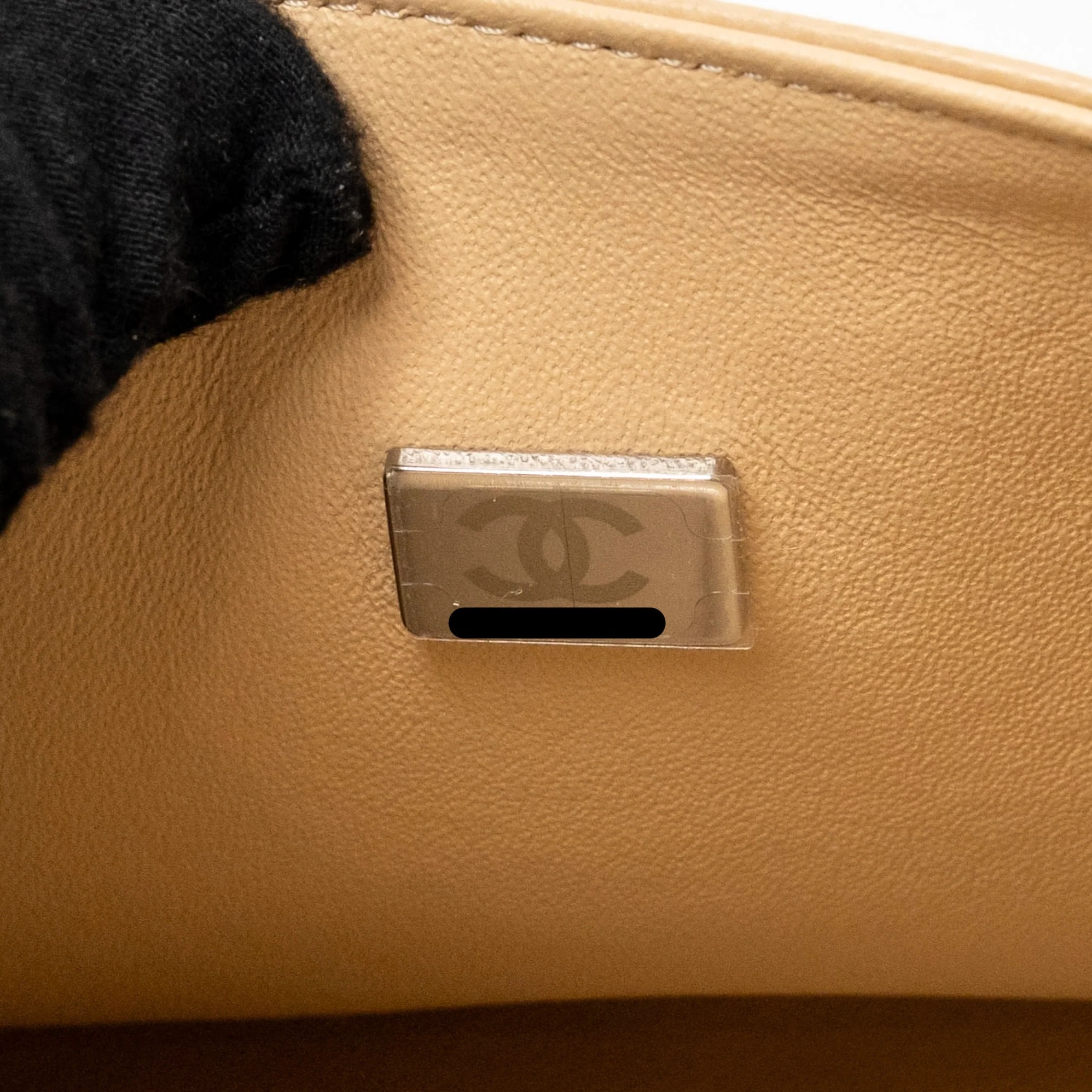 Chanel Medium Classic Double Flap Bag Caviar Beige SHW (Microchip) - Image 17