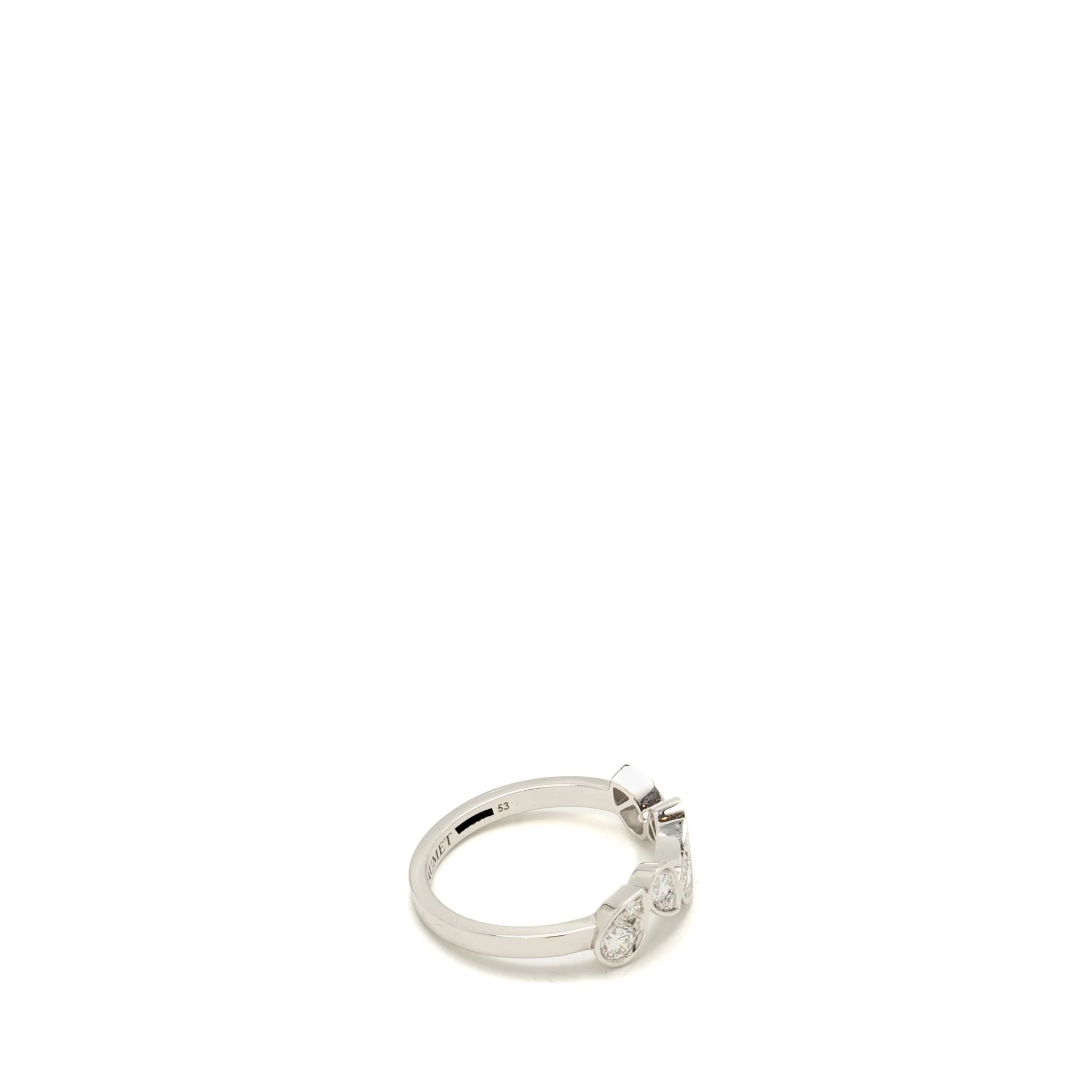 Chaumet size 53 Josephine ronde D’aigrettes ring white gold with diamonds - Image 3