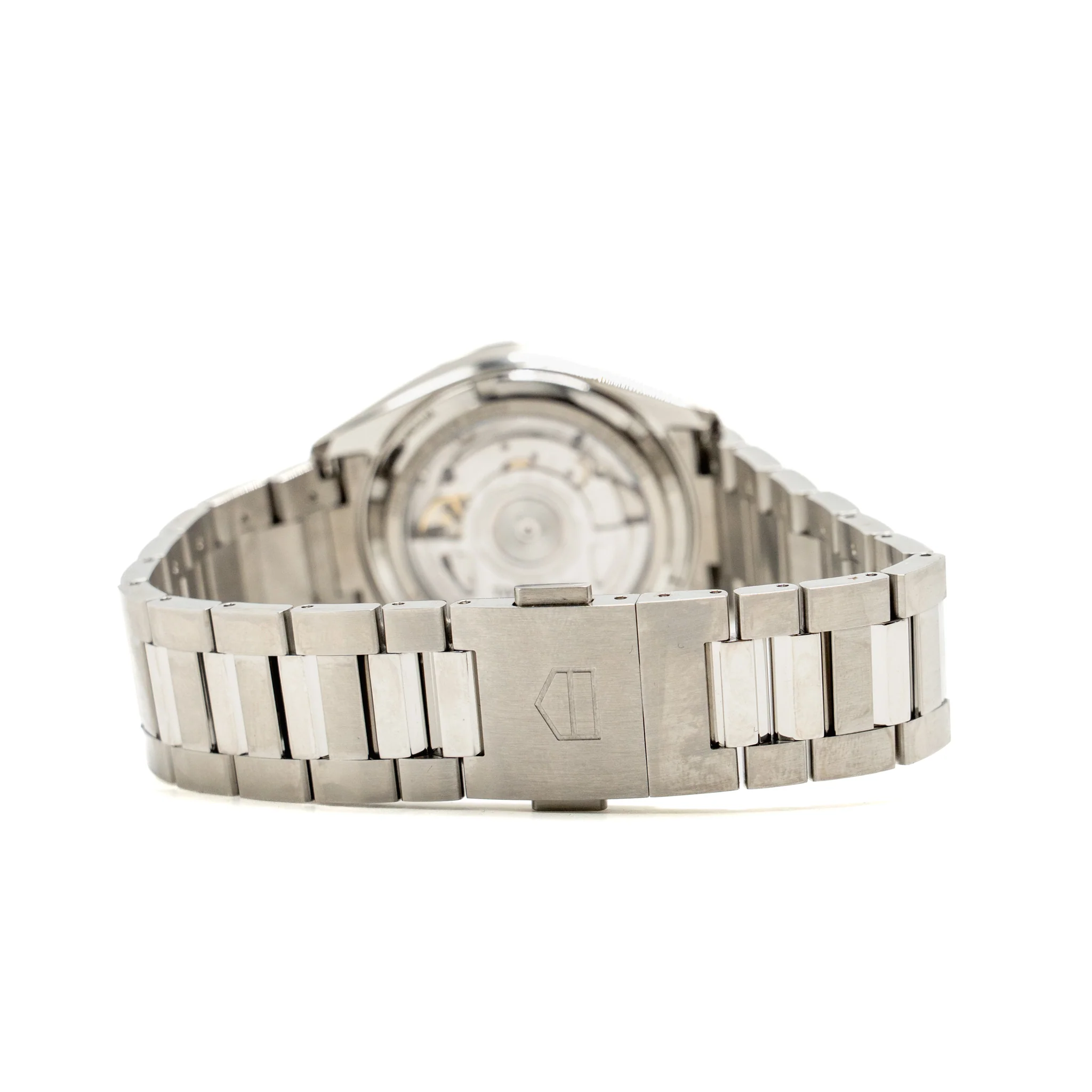 TAG HEUER Carrera Date 36mm Steel, Silver Hammered Dial with Diamonds, Rose Gold Indexes and Hands, Model: WBN231B - Image 5