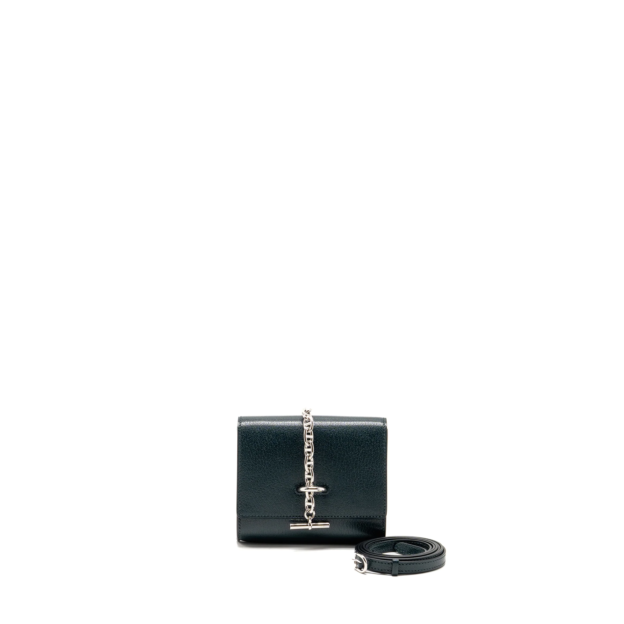 Hermes Chaine D’ancre To Go Wallet Chevre Chamkila Vert Cypres SHW Stamp K