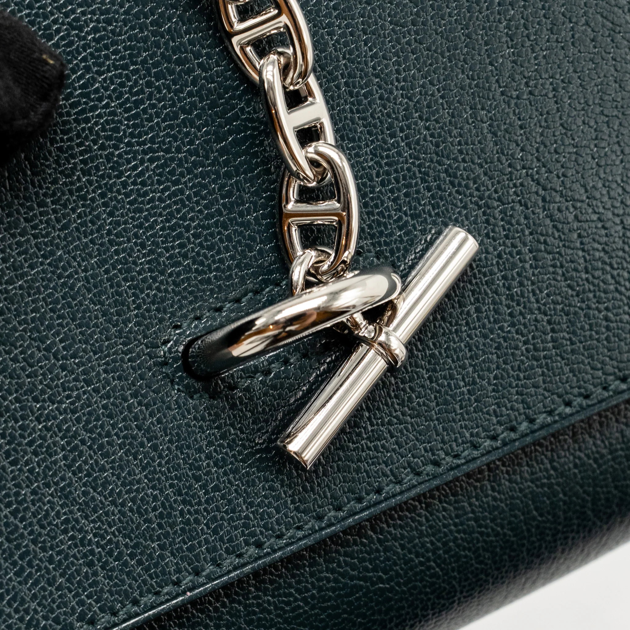 Hermes Chaine D’ancre To Go Wallet Chevre Chamkila Vert Cypres SHW Stamp K - Image 11