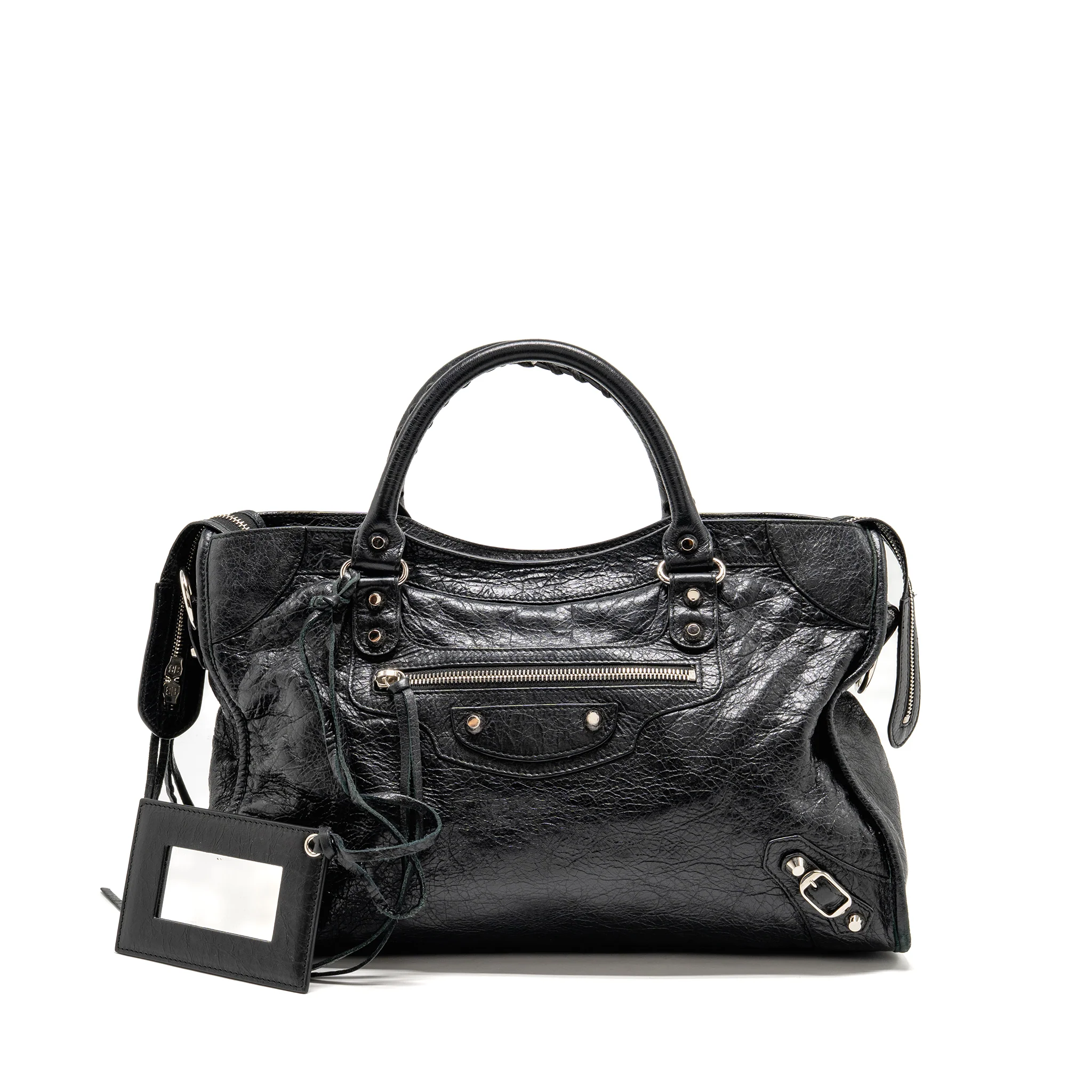 Balenciaga classic City bag leather black SHW