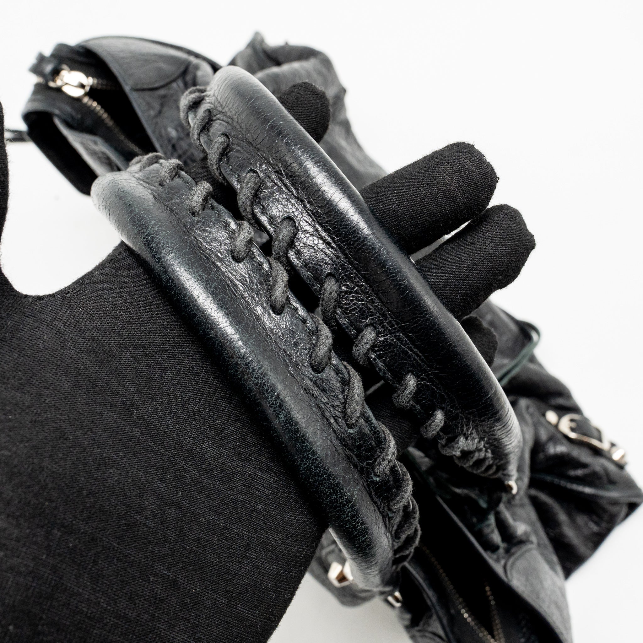 Balenciaga classic City bag leather black SHW - Image 11