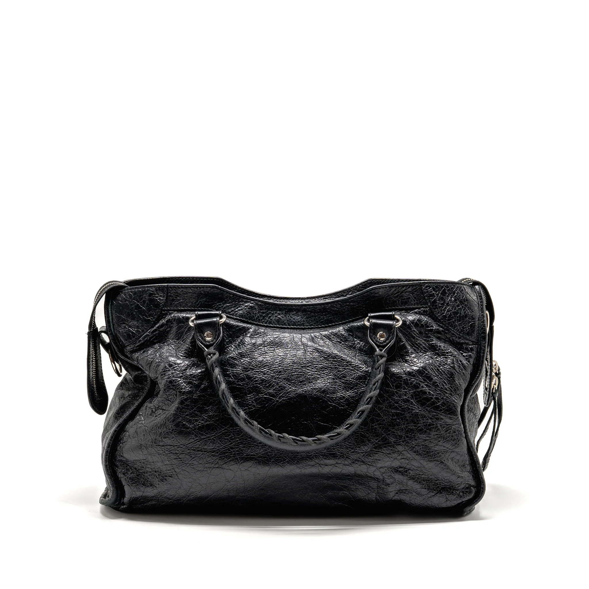 Balenciaga classic City bag leather black SHW - Image 2
