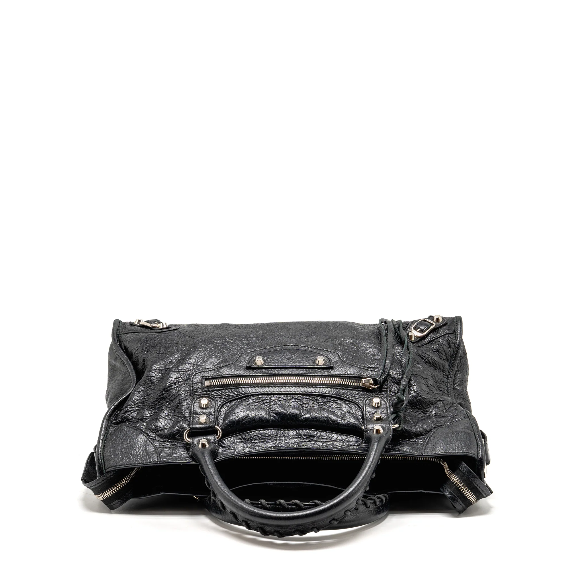 Balenciaga classic City bag leather black SHW - Image 5