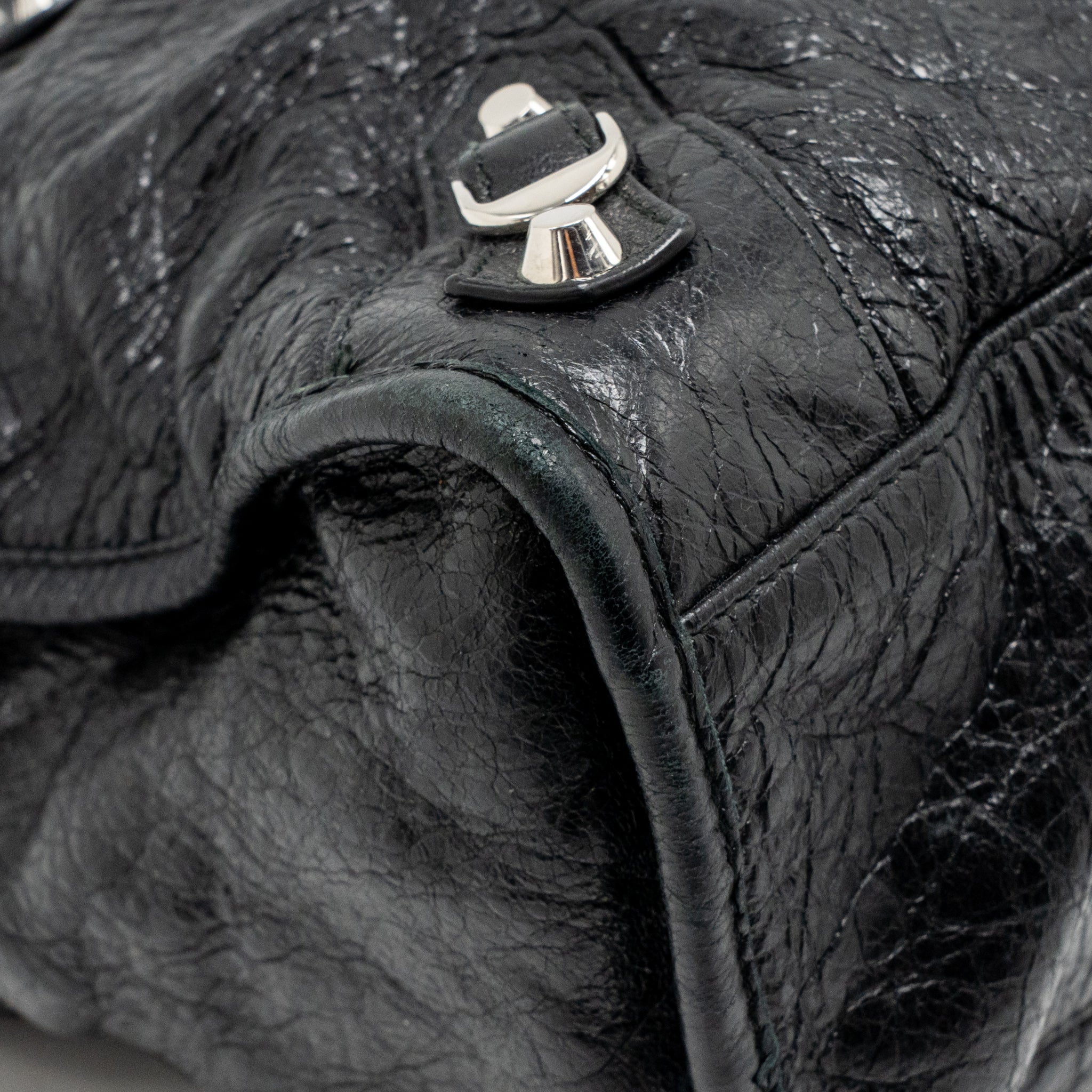 Balenciaga classic City bag leather black SHW - Image 7