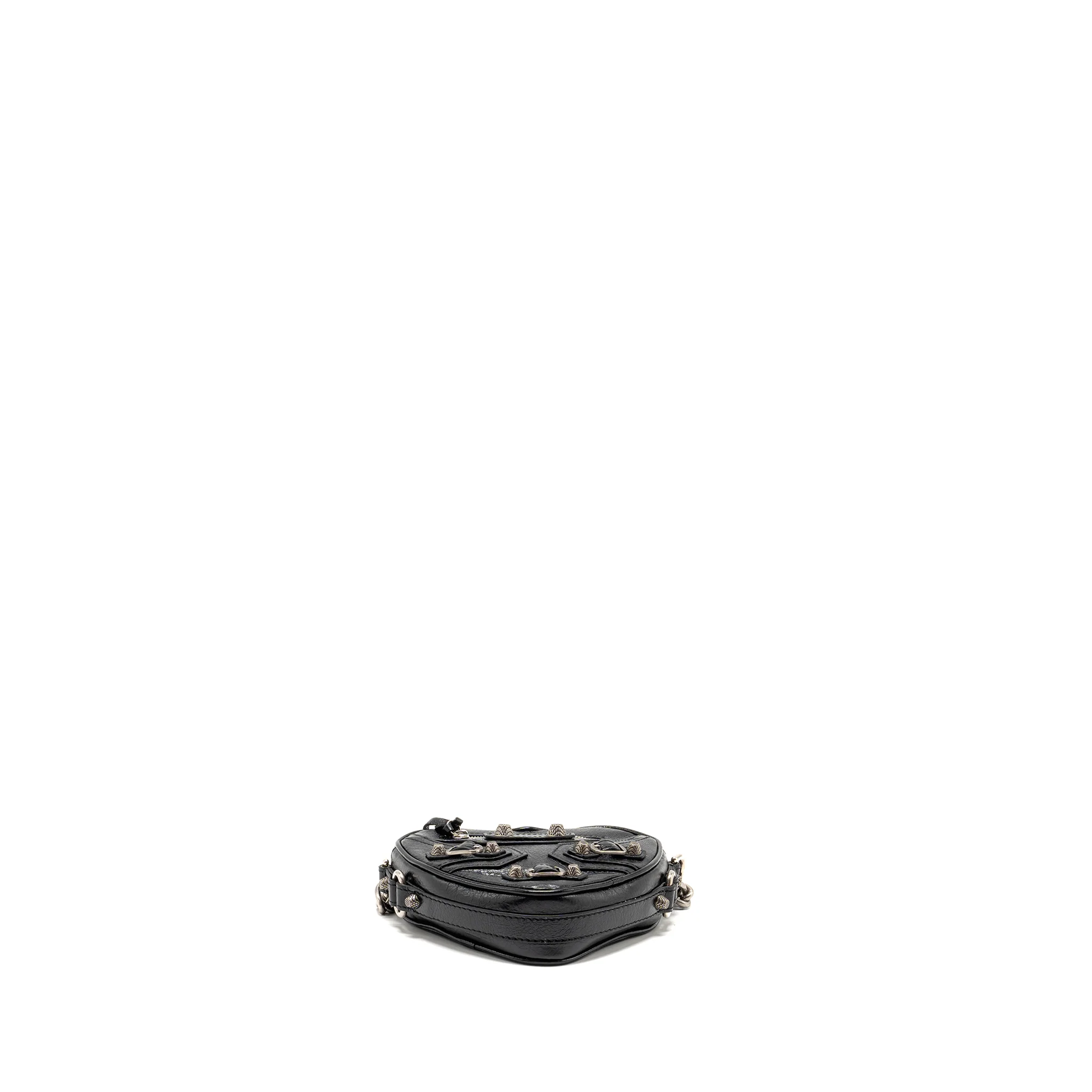 Balenciaga Le Cagole Heart Mini Bag Lambskin Black SHW - Image 5