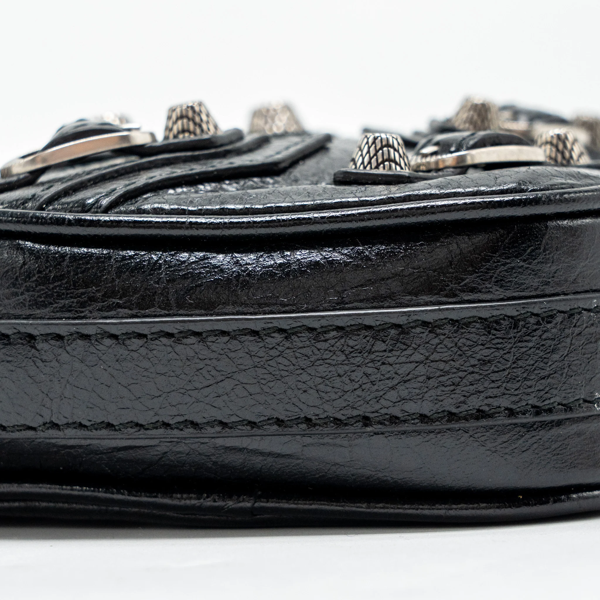 Balenciaga Le Cagole Heart Mini Bag Lambskin Black SHW - Image 6