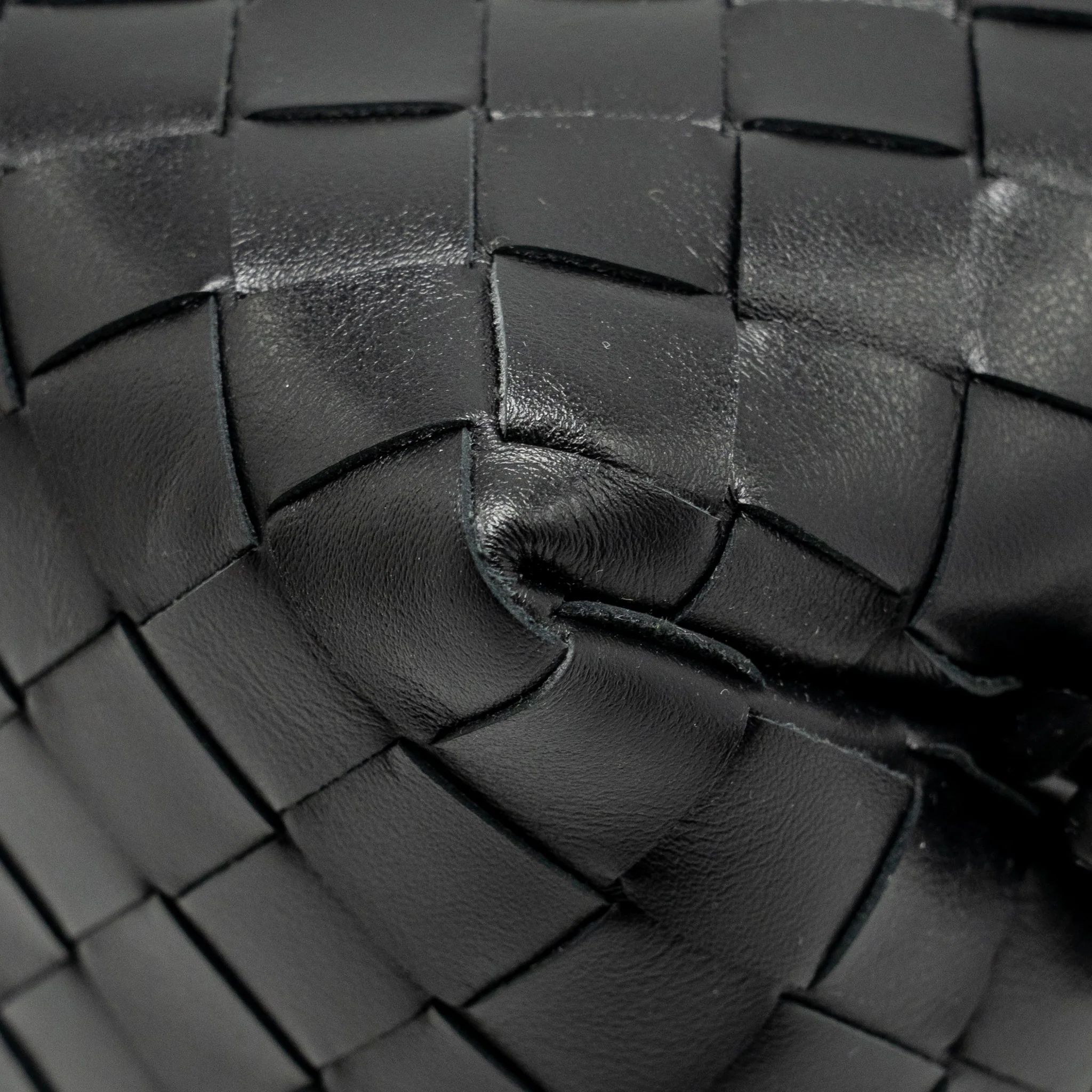 Bottega Veneta Top Handle Loop Bag Calfskin Black GHW - Image 10