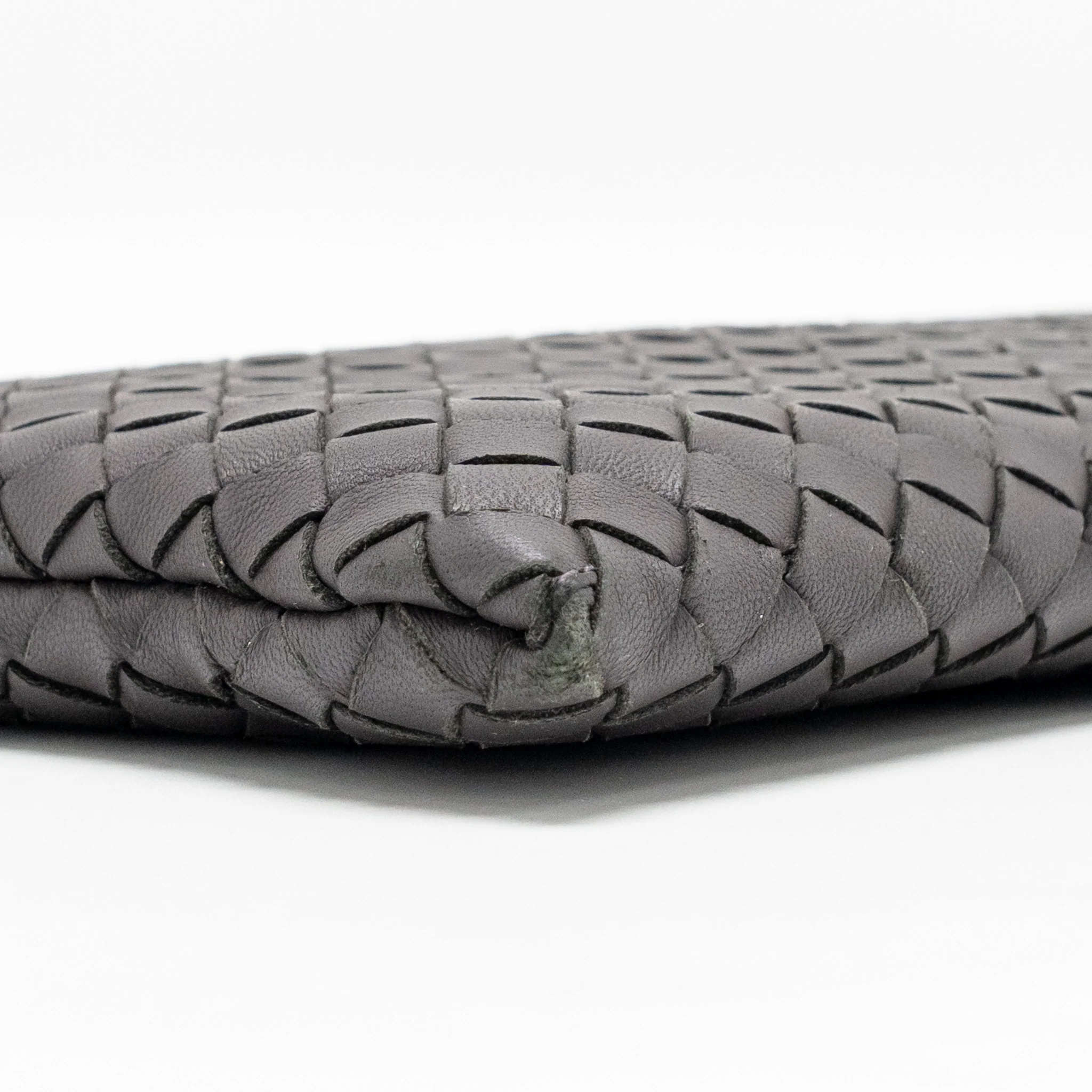 Bottega Veneta Intrecciato Clutch Leather Brown SHW - Image 6