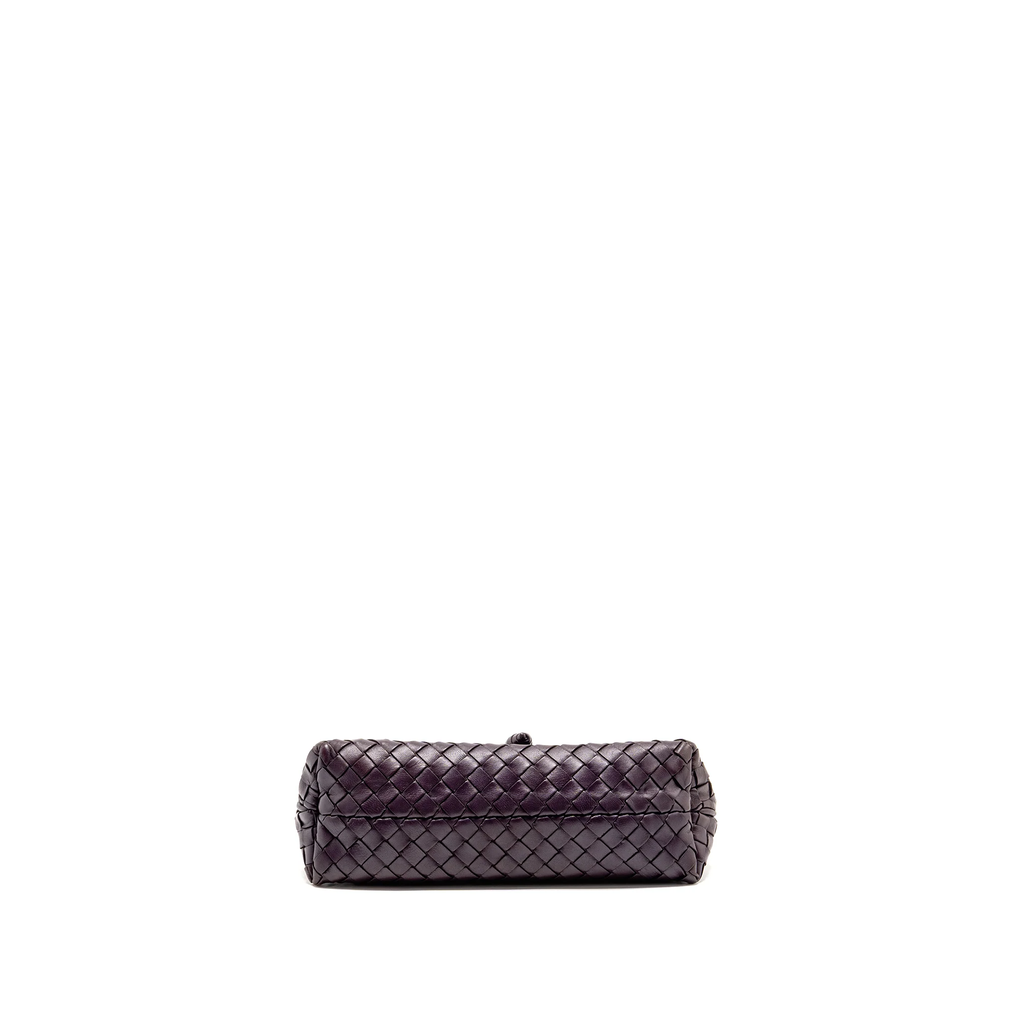 Bottega Veneta Shoulder Pochette Intrecciato Leather Purple SHW - Image 6