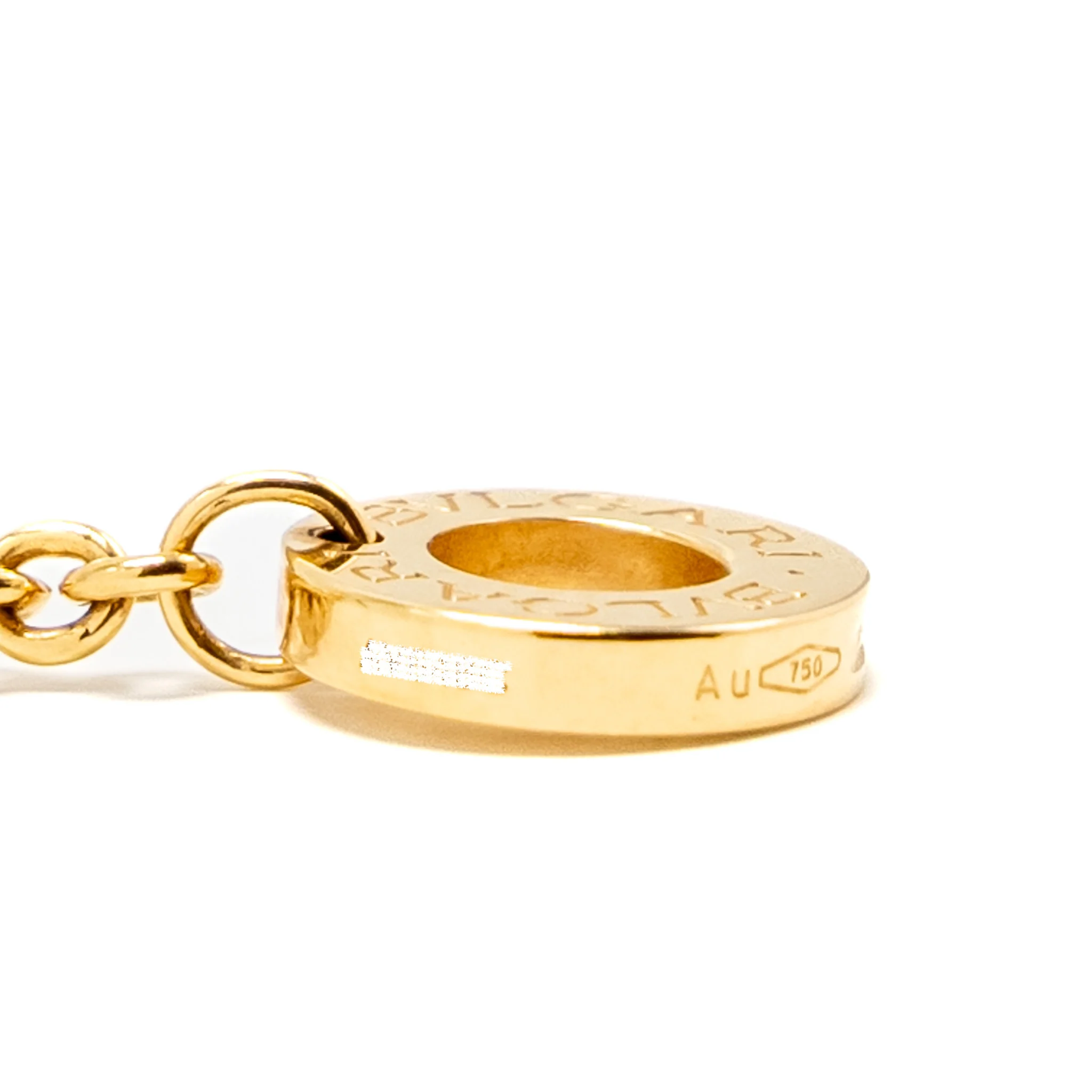 Bvlgari B.zero1 Necklace White Ceramic Rose Gold, Diamonds - Image 4