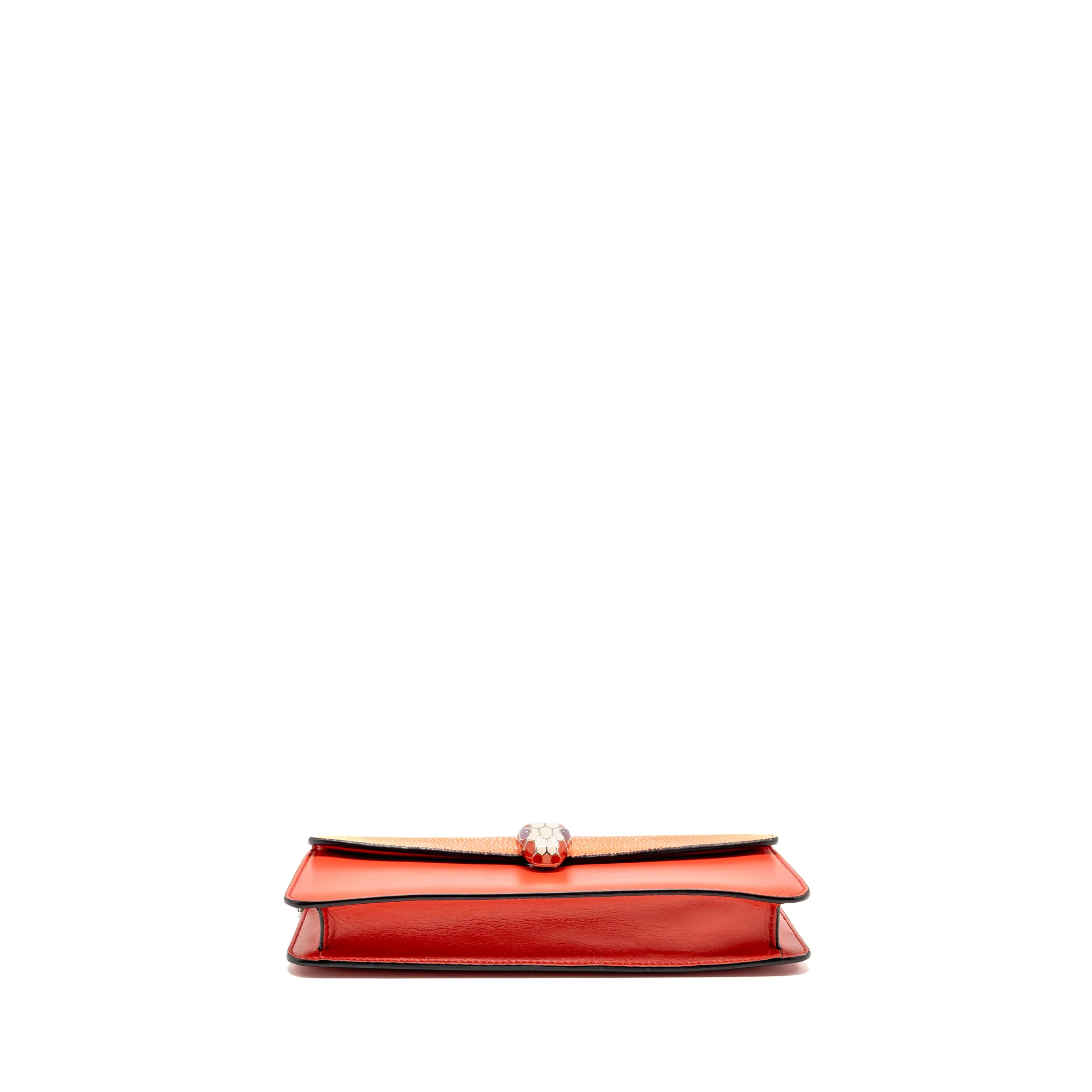 Bvlgari Serpenti Shoulder Bag Galuchat/Calfskin Red SHW - Image 5