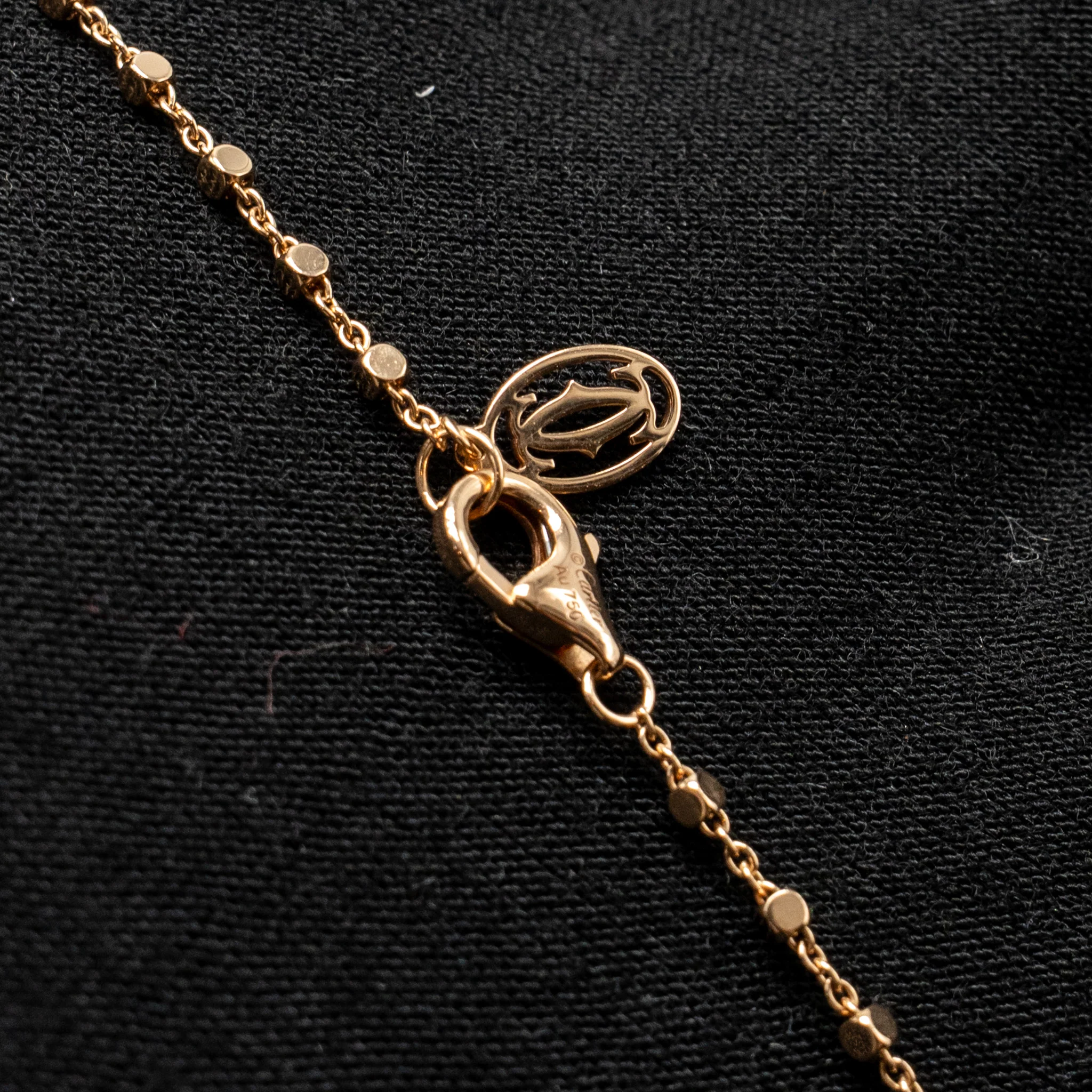 Cartier Panther De Cartier Pendant Rose Gold/Tsavorite Garnets/Diamonds - Image 6