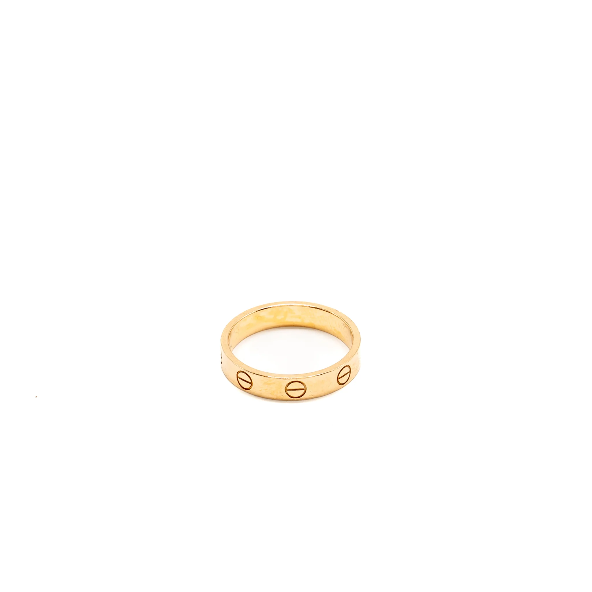 Cartier Size 52 Love Ring Small Model Rose Gold - Image 2