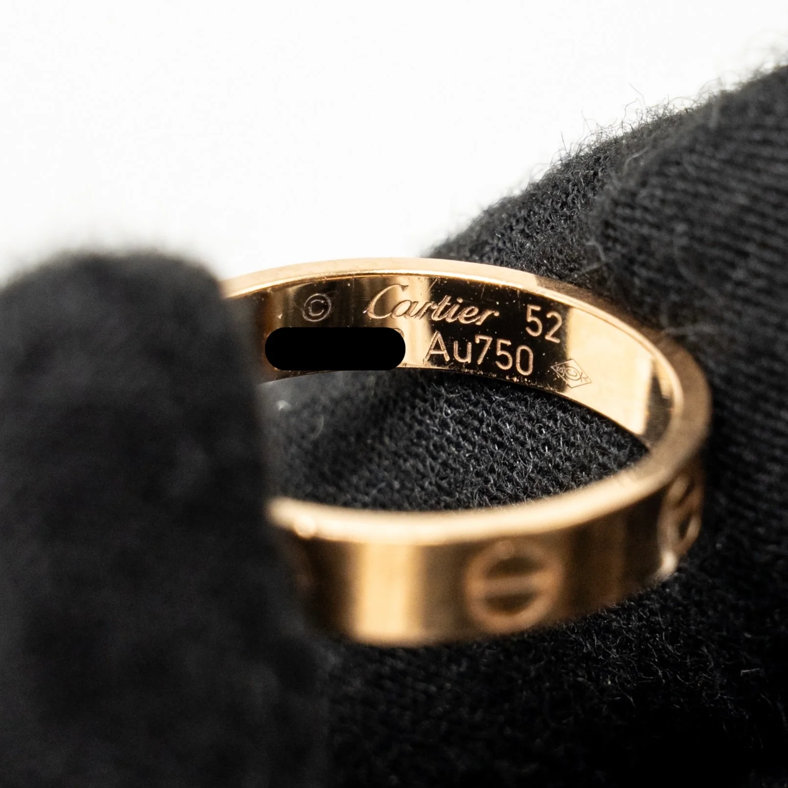Cartier Size 52 Love Ring Small Model Rose Gold - Image 6