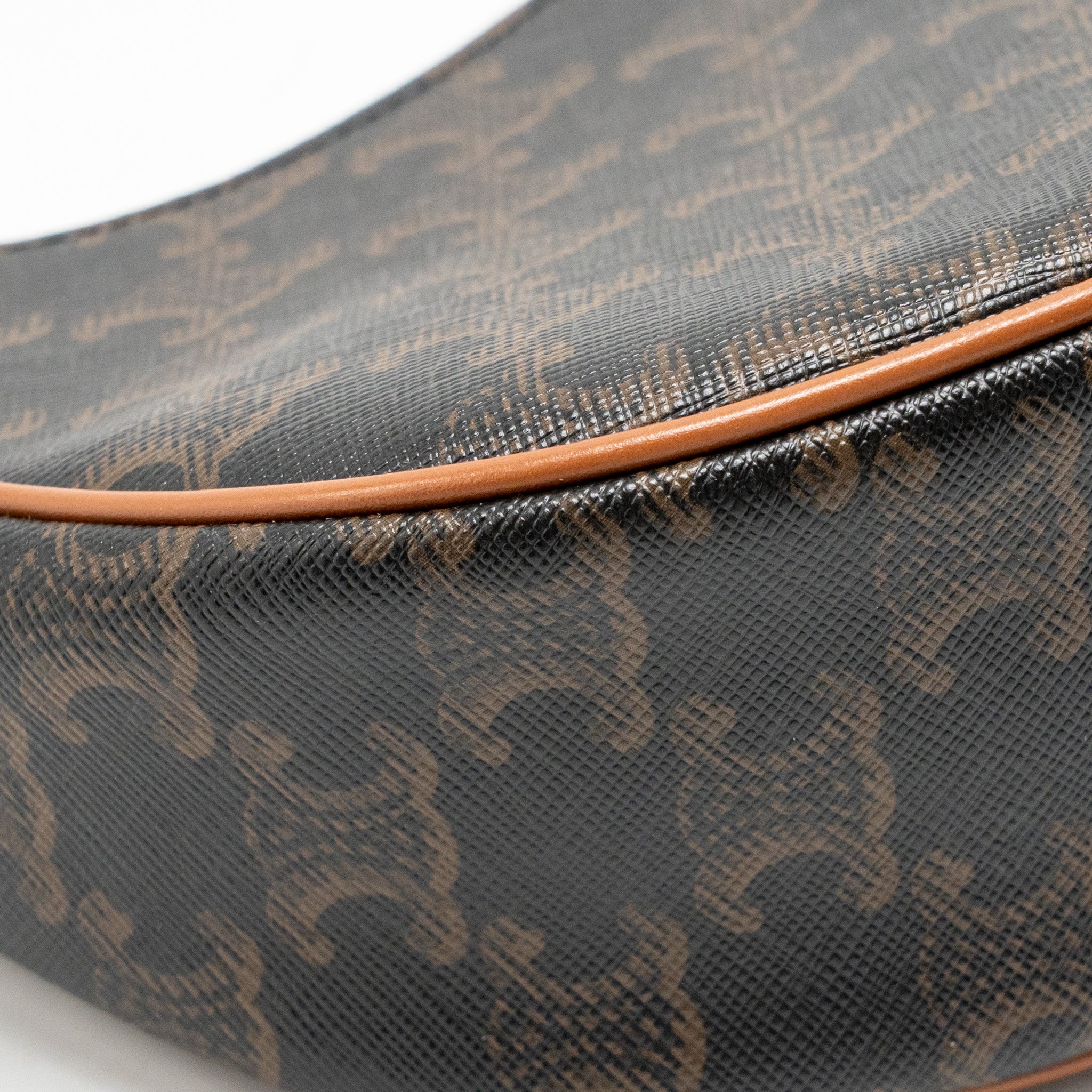 Celine Ava Bag Triomphe Canvas / Calfskin Tan GHW - Image 7
