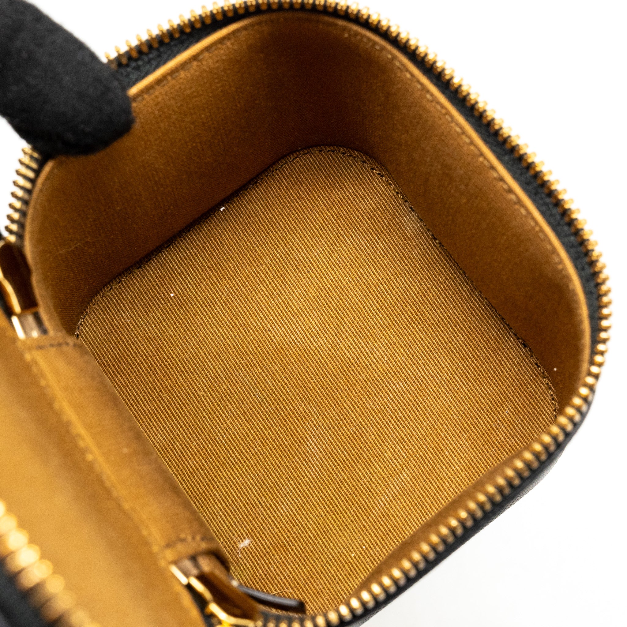 Celine top handle mini vanity case with strap triomphe canvas brown GHW - Image 13