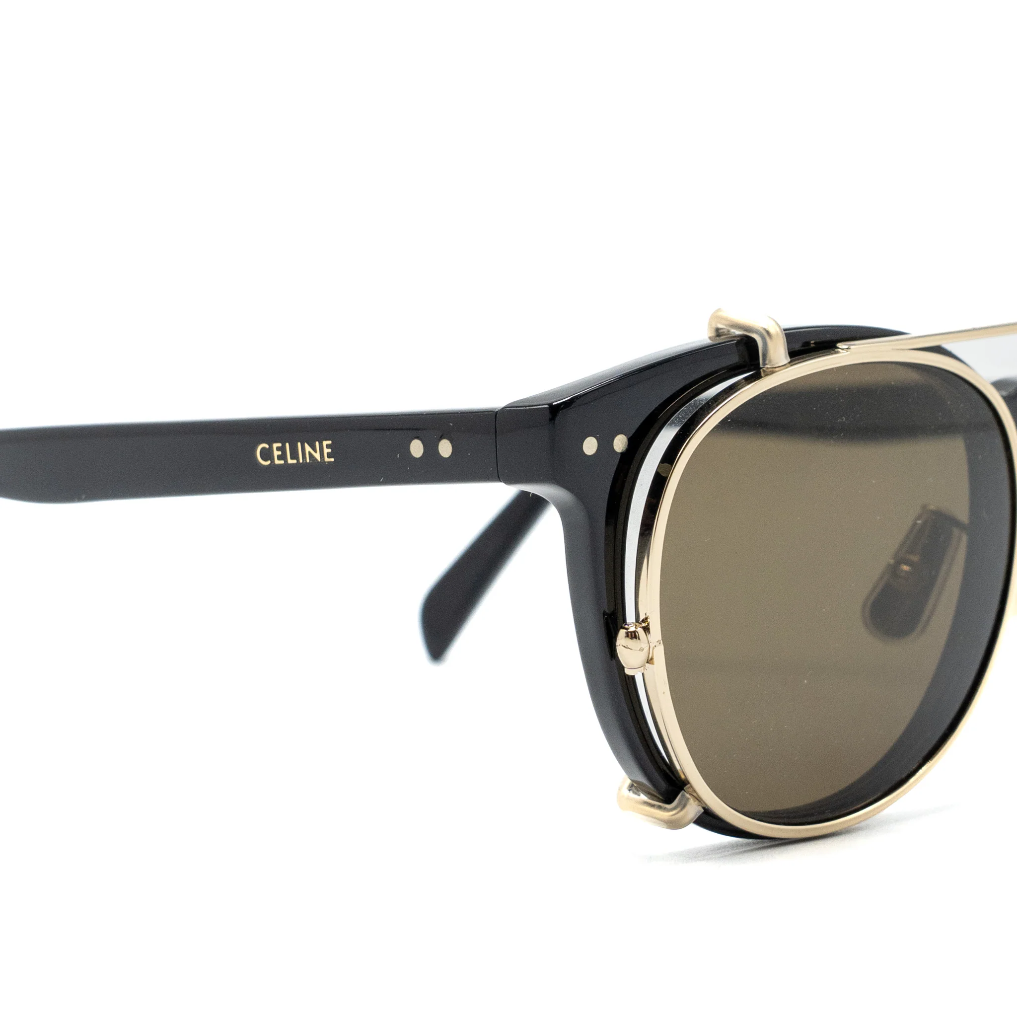 Celine Frame 38 Sunglasses Black - Image 5