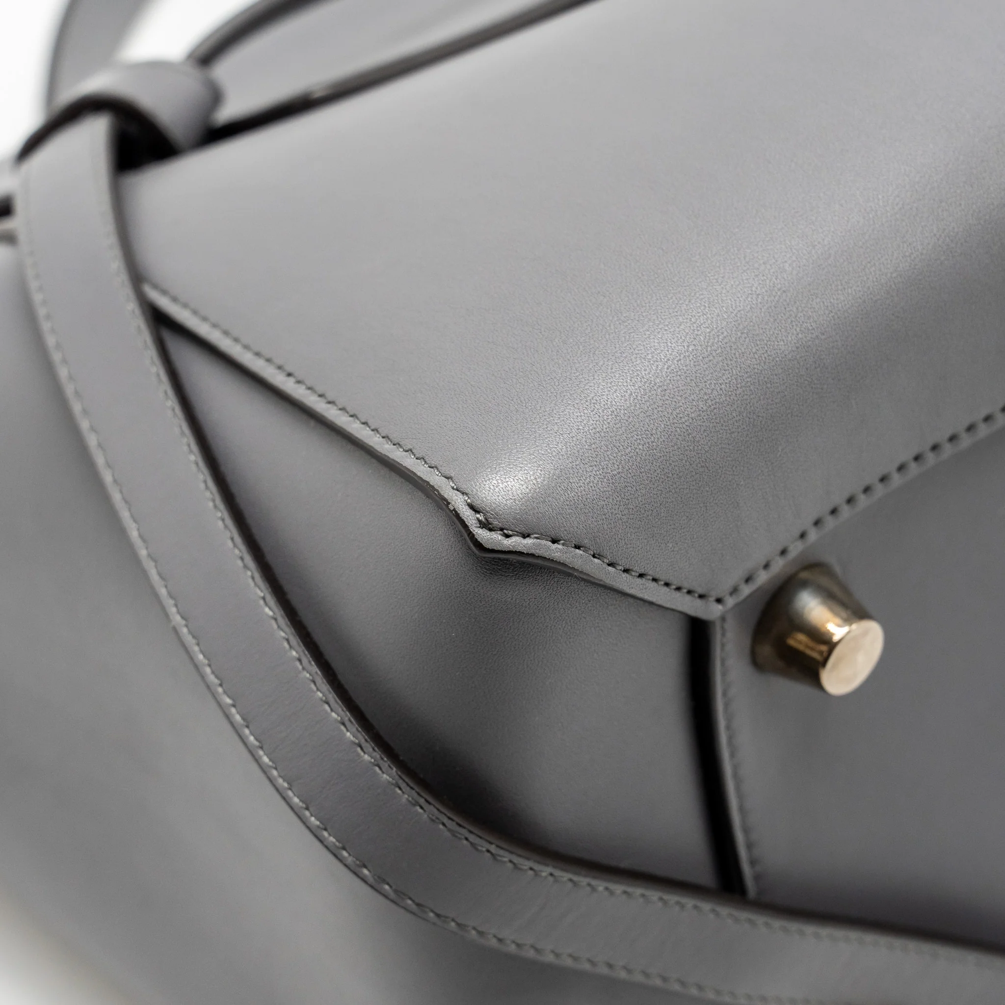Celine Micro Belt Bag calfskin grey SHW - Image 9