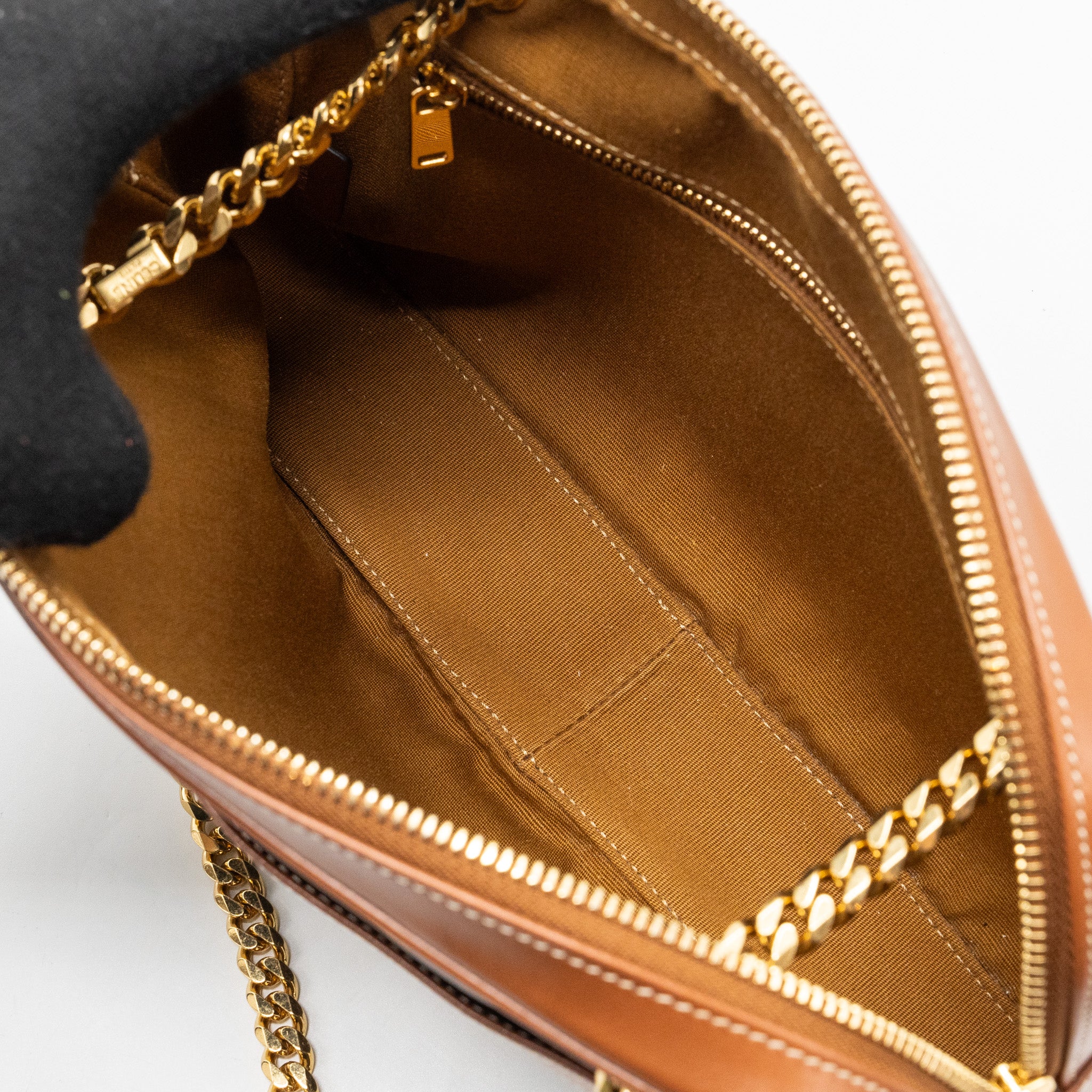 Celine patapans bag triomphe canvas/Leather brown GHW - Image 13
