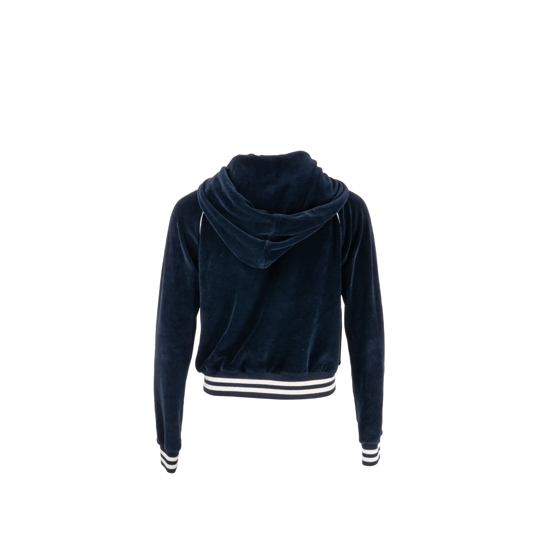 Celine size XS velvet bomber jacket cotton / polymide dark blue - Image 2