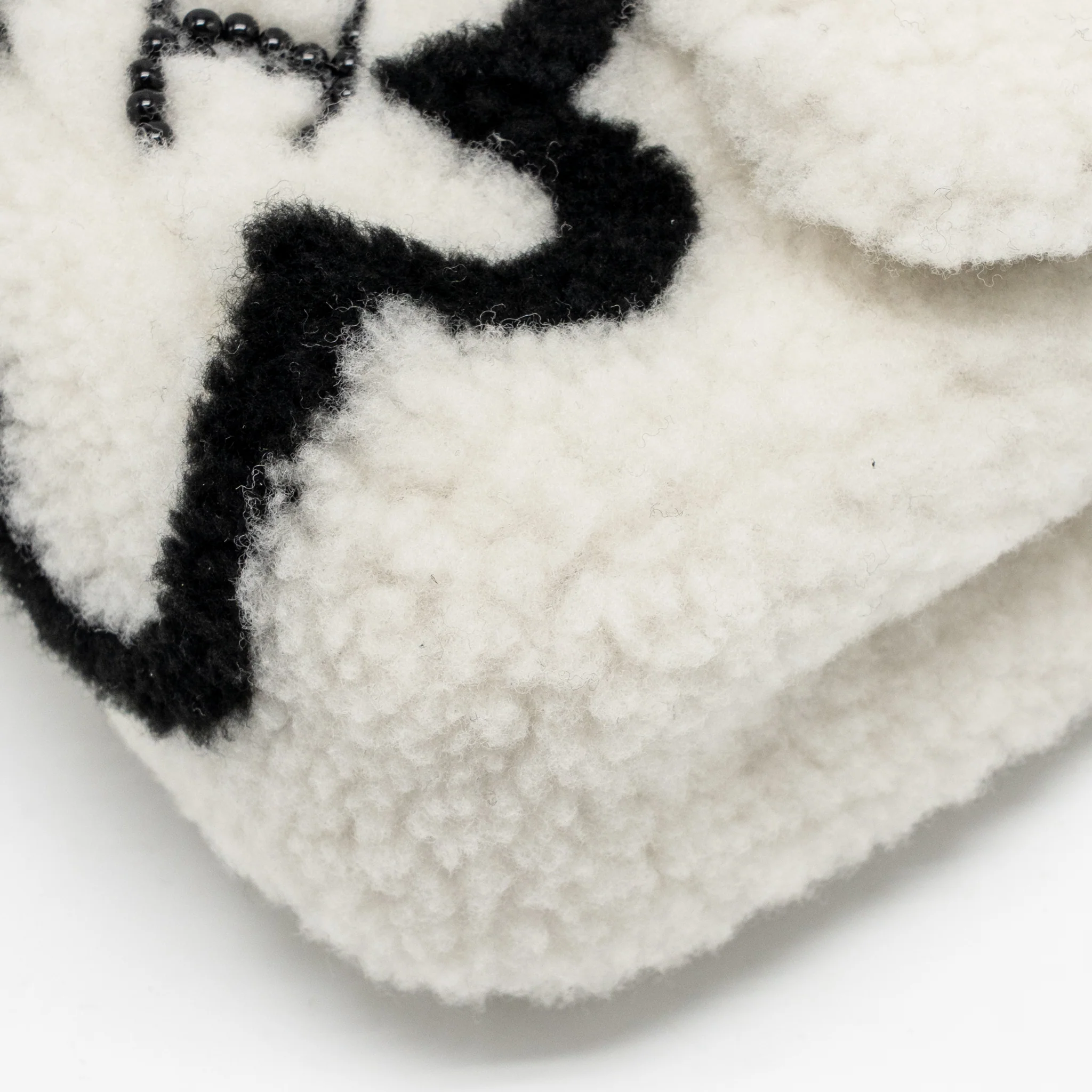 Chanel 22A Fluffy camellia flap bag shearling white SHW (microchip) - Image 10