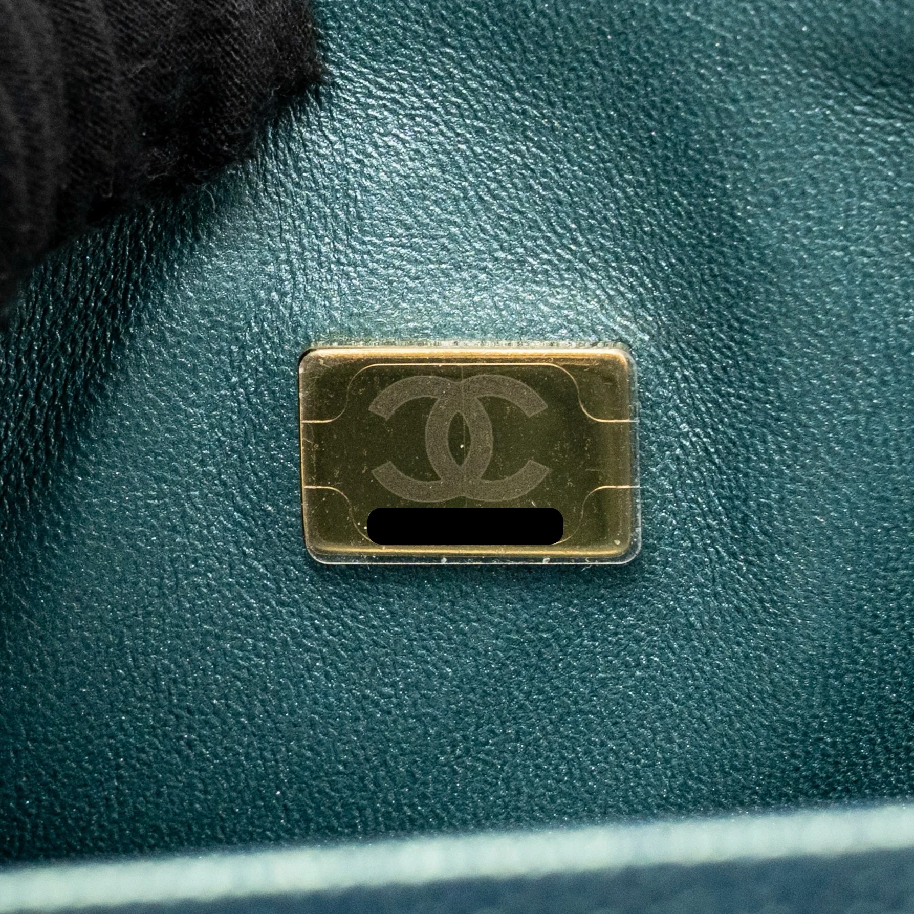 Chanel 22P Medium Classic Double Flap Bag Caviar IRIDESCENT Green LGHW (Microchip) - Image 18