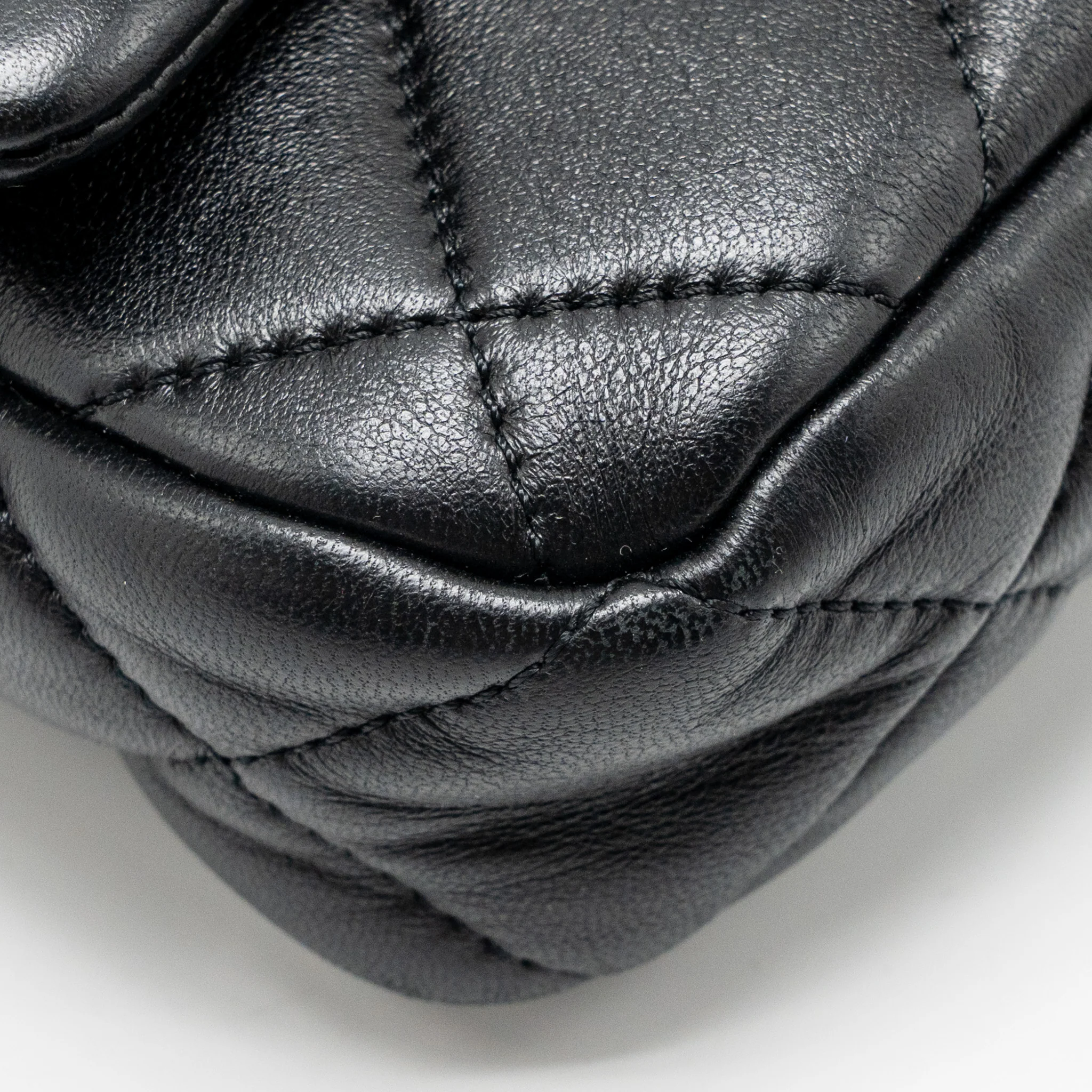 Chanel 22s Giant Chain Mini Flap Bag Lambskin Black Brushed GHW (microchip) - Image 8