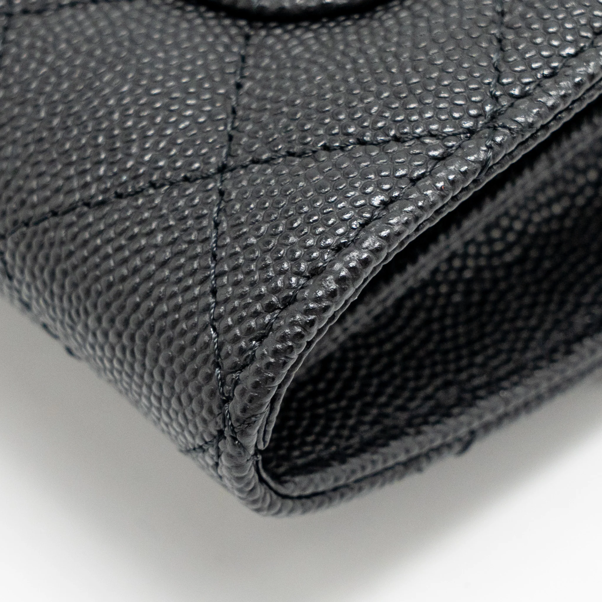 Chanel 23p mini clutch with chain caviar Black LGHW (microchip) - Image 8