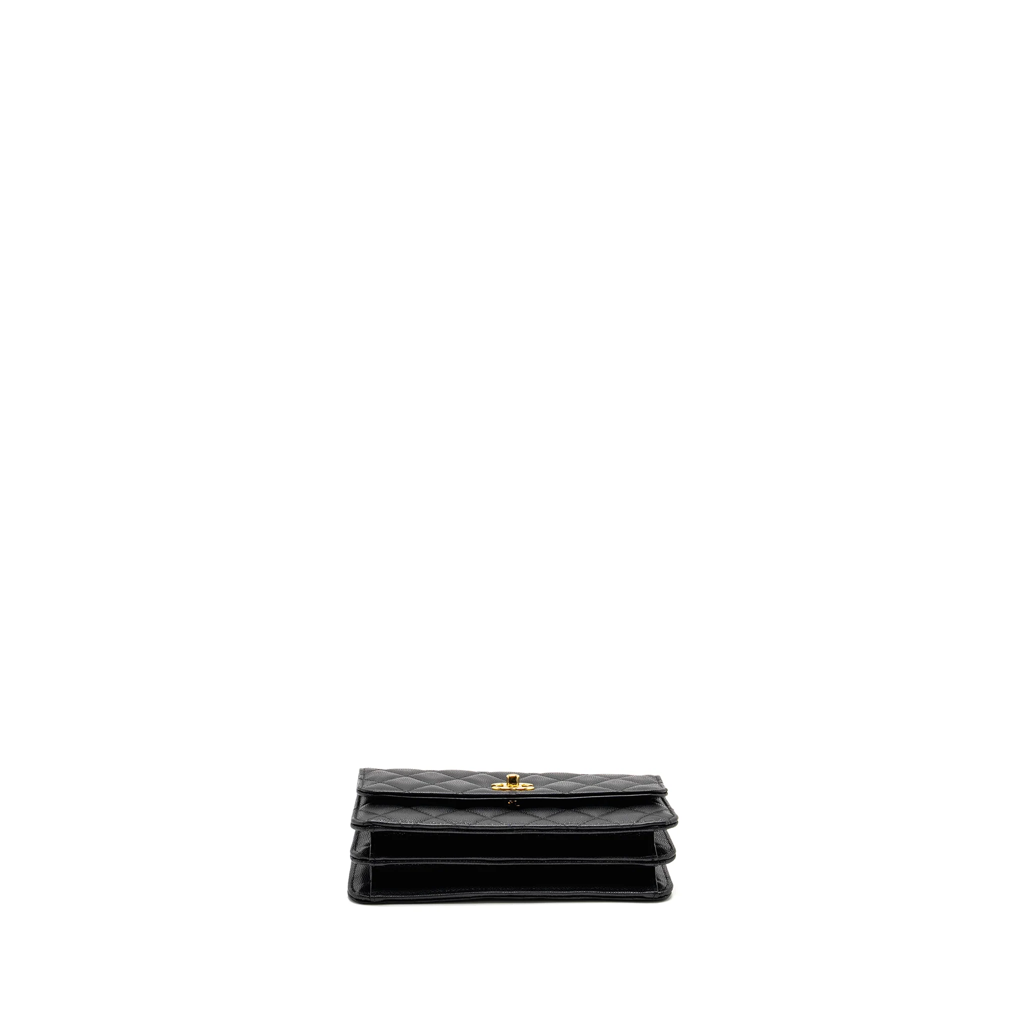 Chanel 23s Wallet On Chain with Bag Charm Caviar Black GHW(Microchip) - Image 5