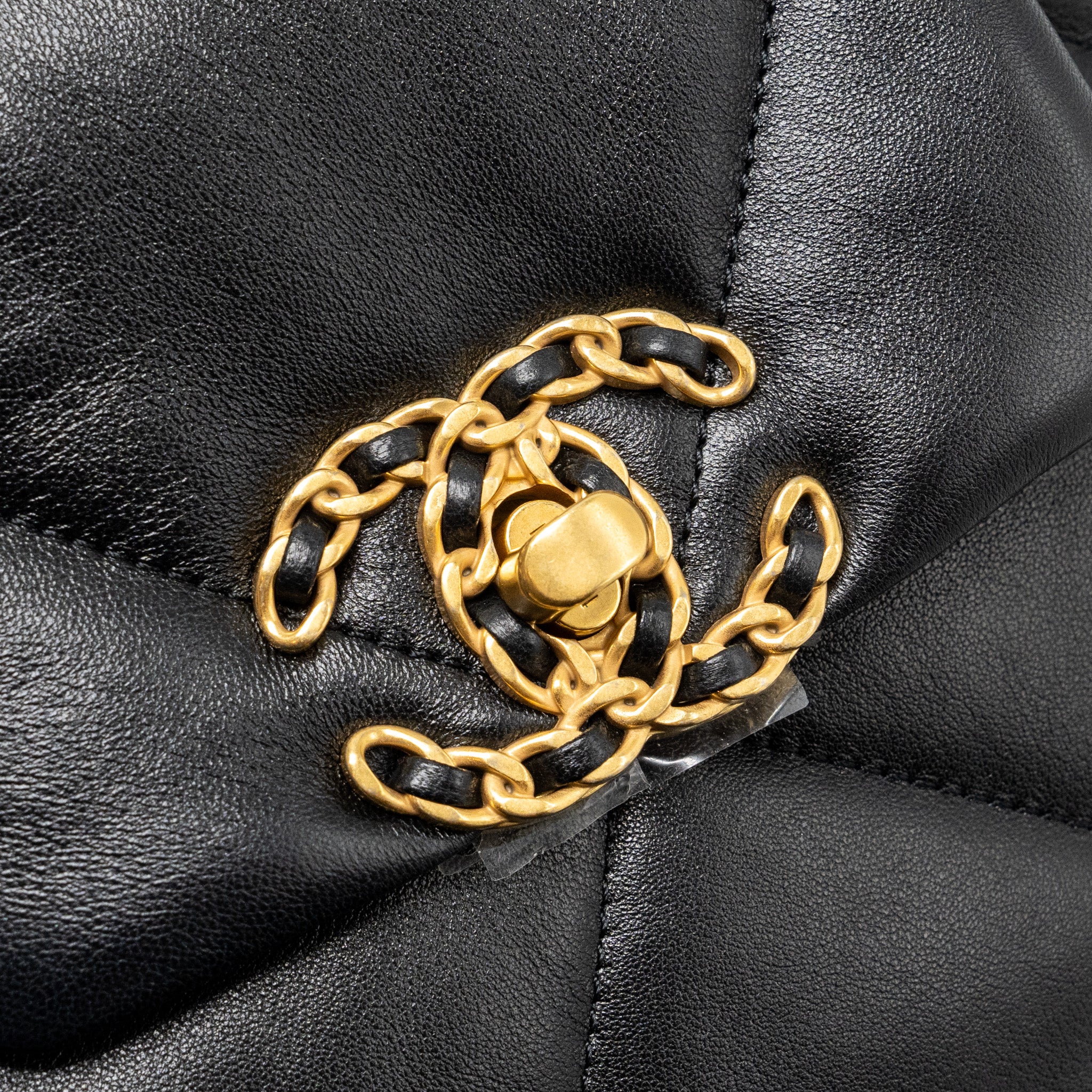 Chanel 24C Hobo shoulder bag lambskin Black Multicolour hardware (microchip) - Image 8