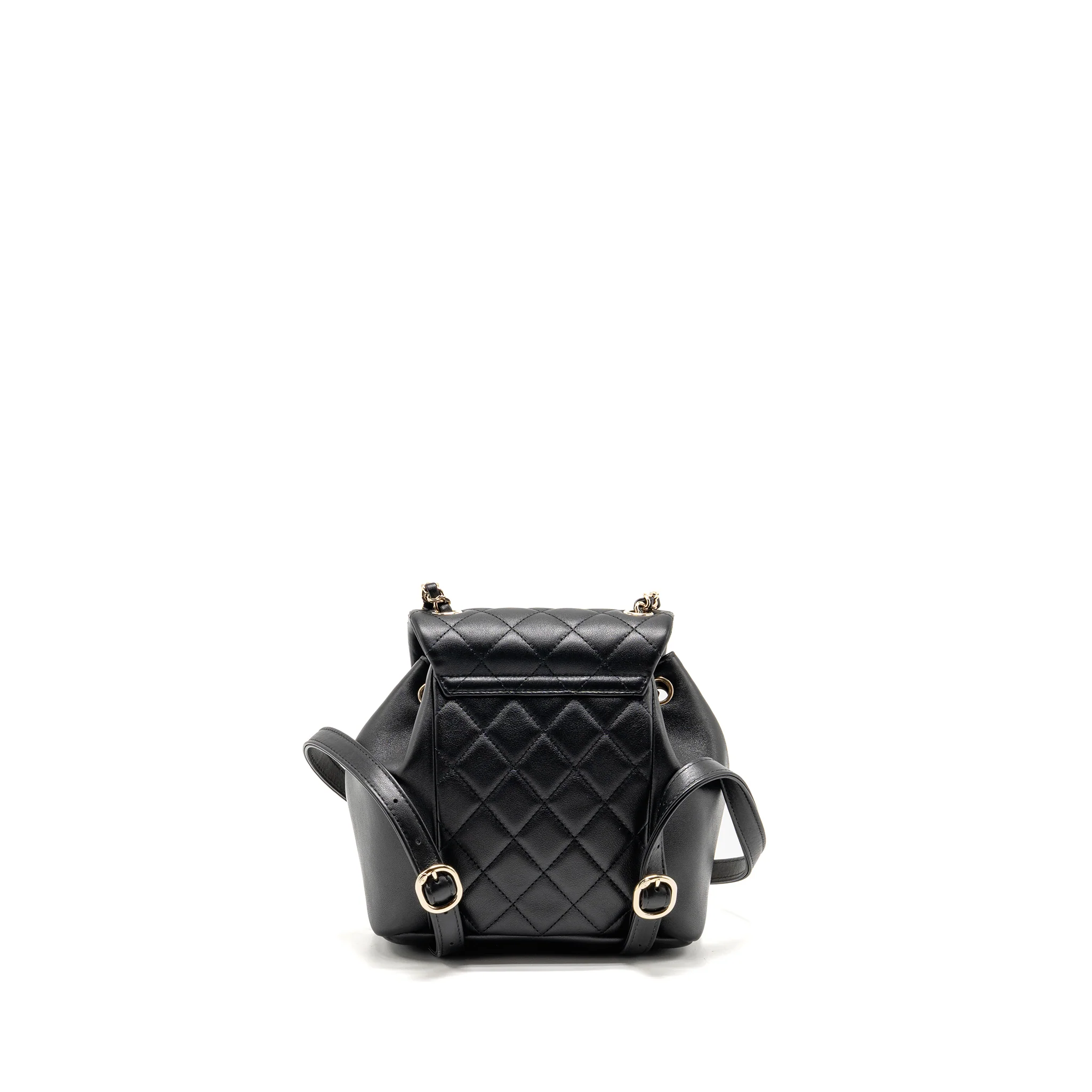 Chanel 24p Mini Duma Backpack Calfskin Black LGHW (microchip) - Image 2