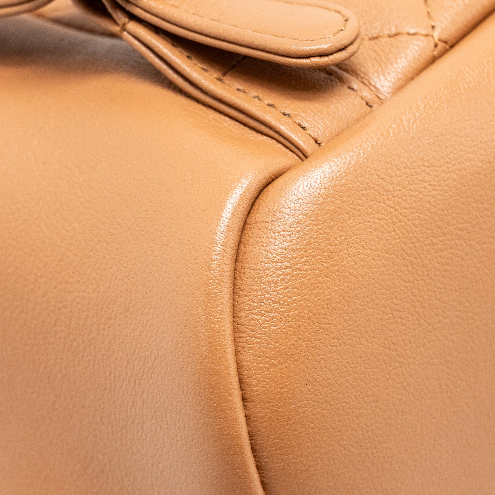 Chanel 24p Mini Duma Backpack Calfskin Caramel LGHW (microchip) - Image 10