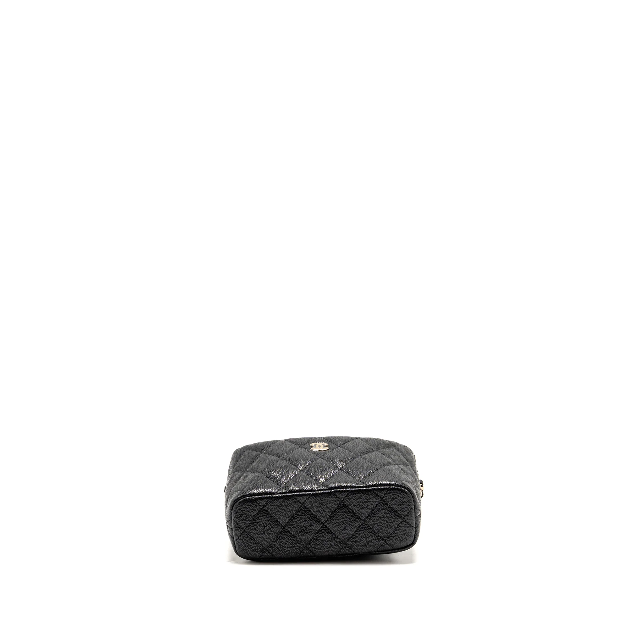 CHANEL 25C QUILTED HOBO BAG CAVIAR BLACK LGHW (MICROCHIP) - Image 6