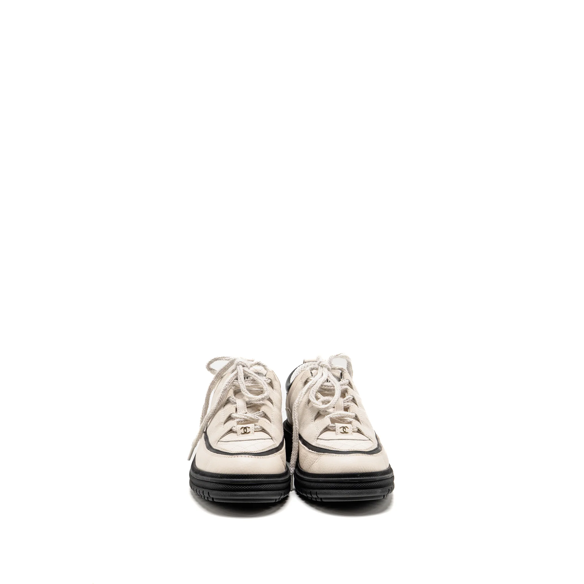 Chanel 25n size 37.5 Sneakers Suede/calfskin black/white - Image 2