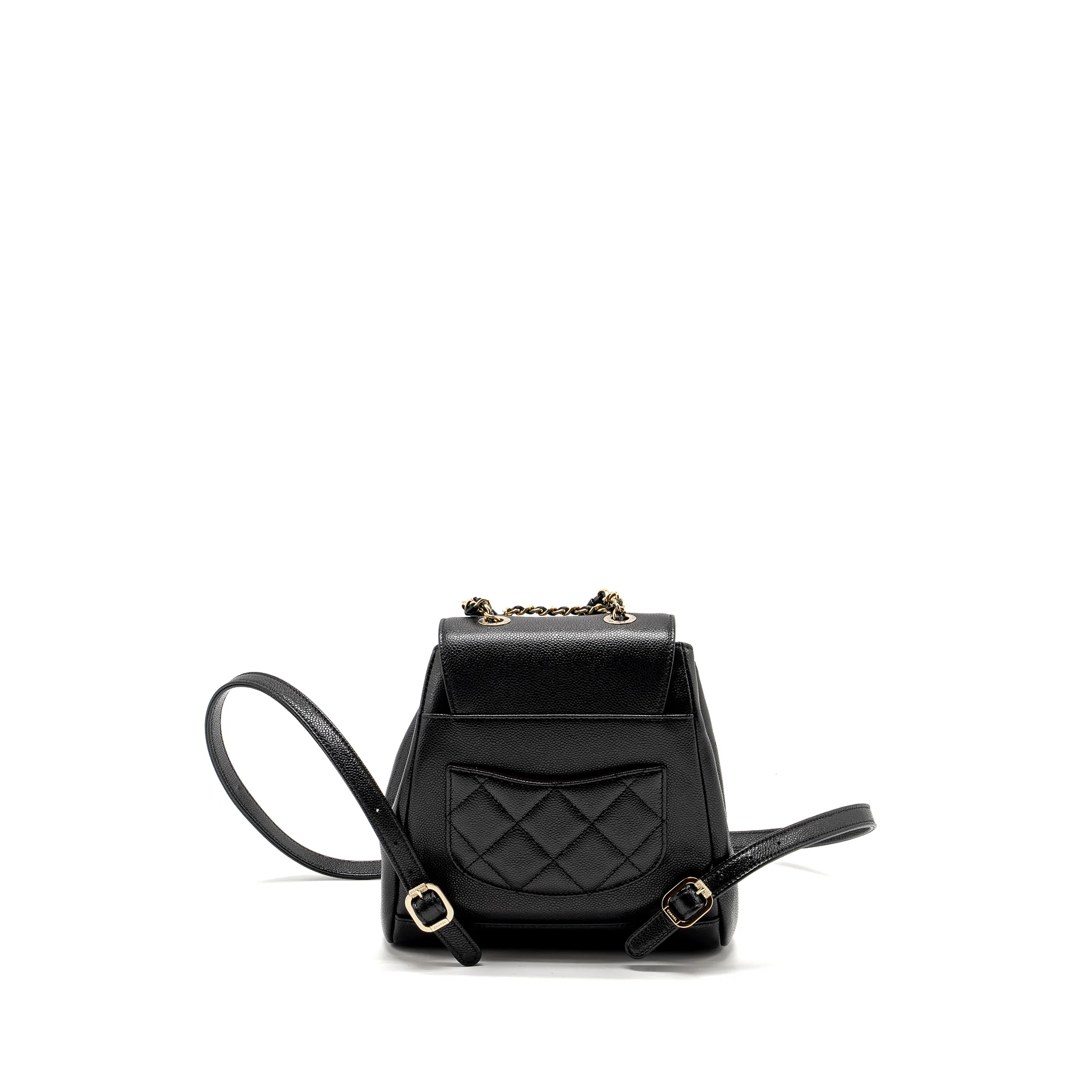 Chanel Affinity Backpack Caviar Black LGHW (Microchip) - Image 2