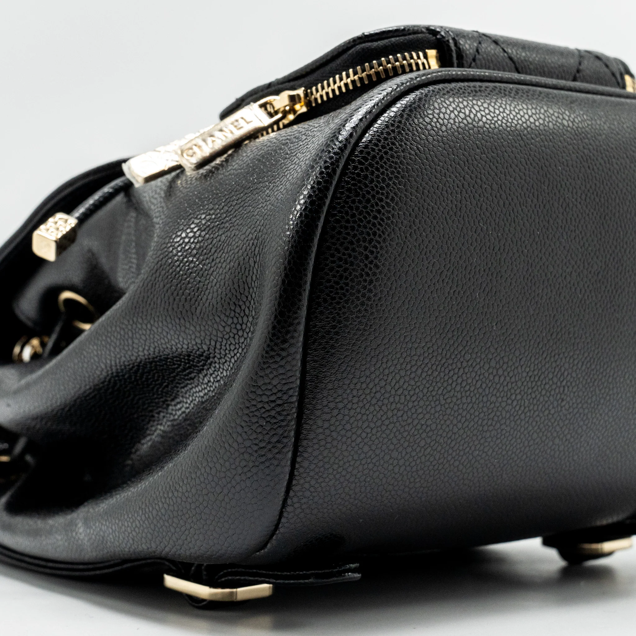 Chanel Affinity Backpack Caviar Black LGHW (Microchip) - Image 6