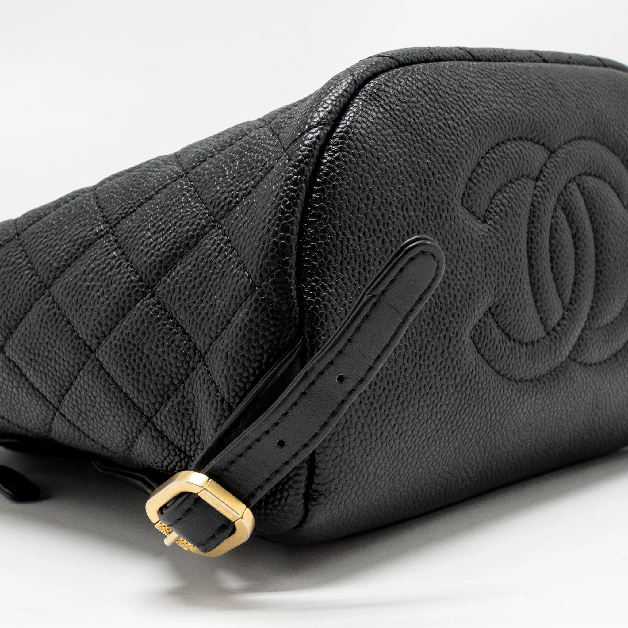 Chanel CC Filigree Backpack Caviar Black GHW - Image 7