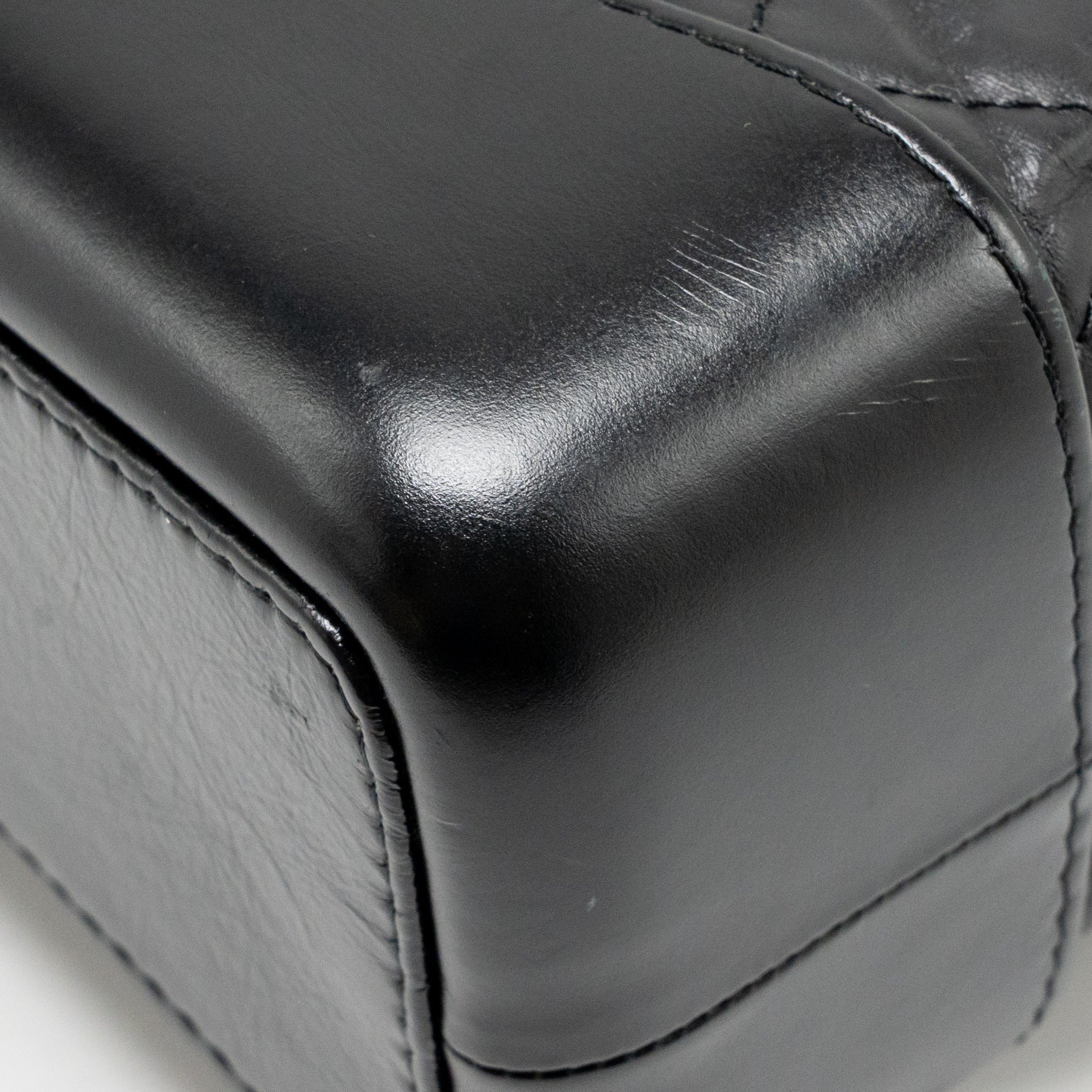 Chanel Gabrielle Backpack Aged Calfskin/Shiny Calfskin Black Multicolour HARDWARE - Image 10