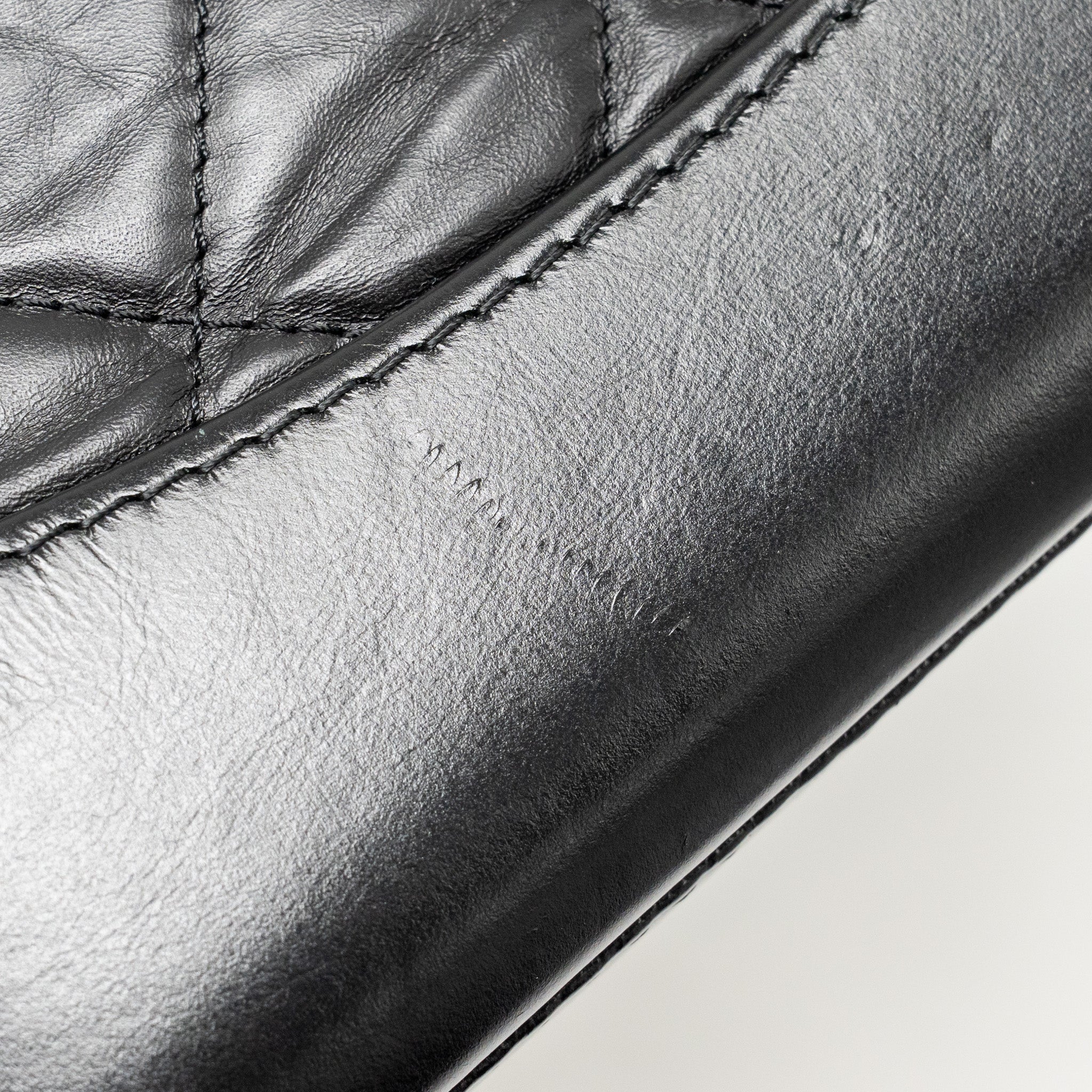 Chanel Gabrielle Backpack Aged Calfskin/Shiny Calfskin Black Multicolour HARDWARE - Image 13