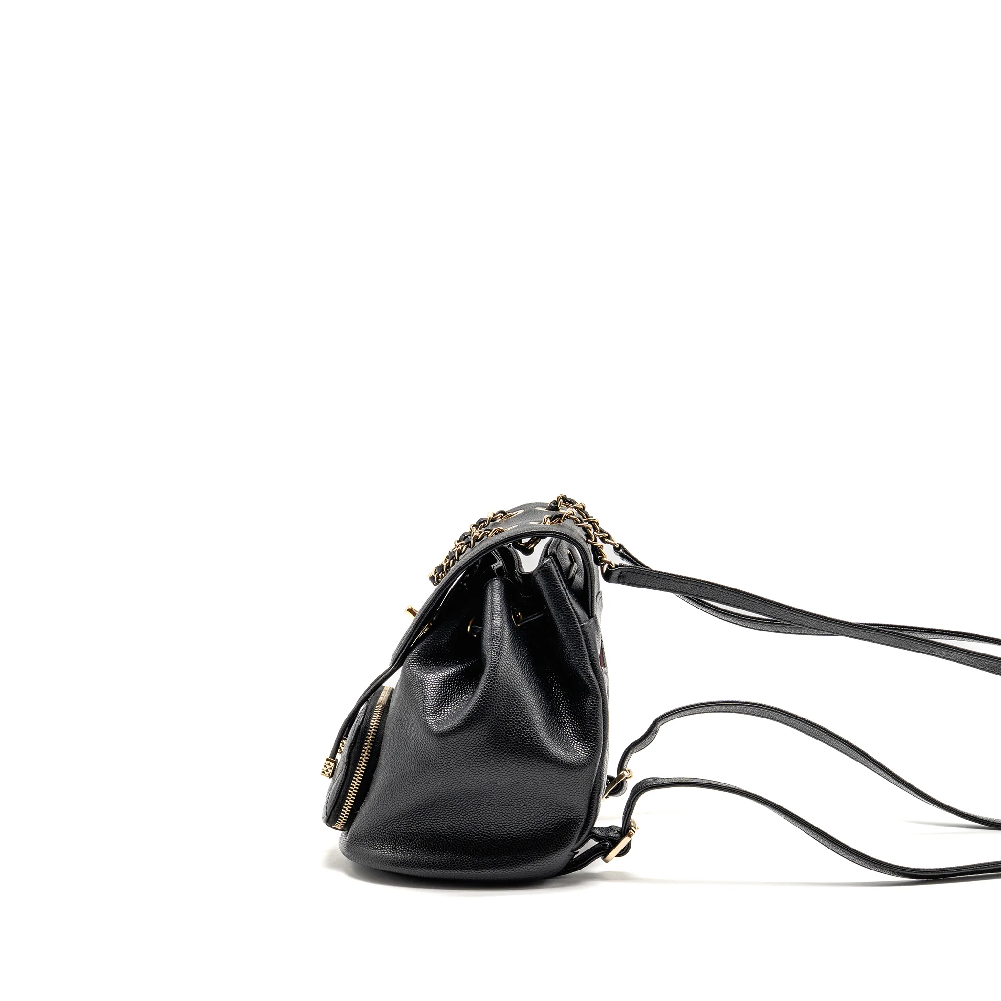 Chanel affinity backpack caviar black LGHW (microchip) - Image 4
