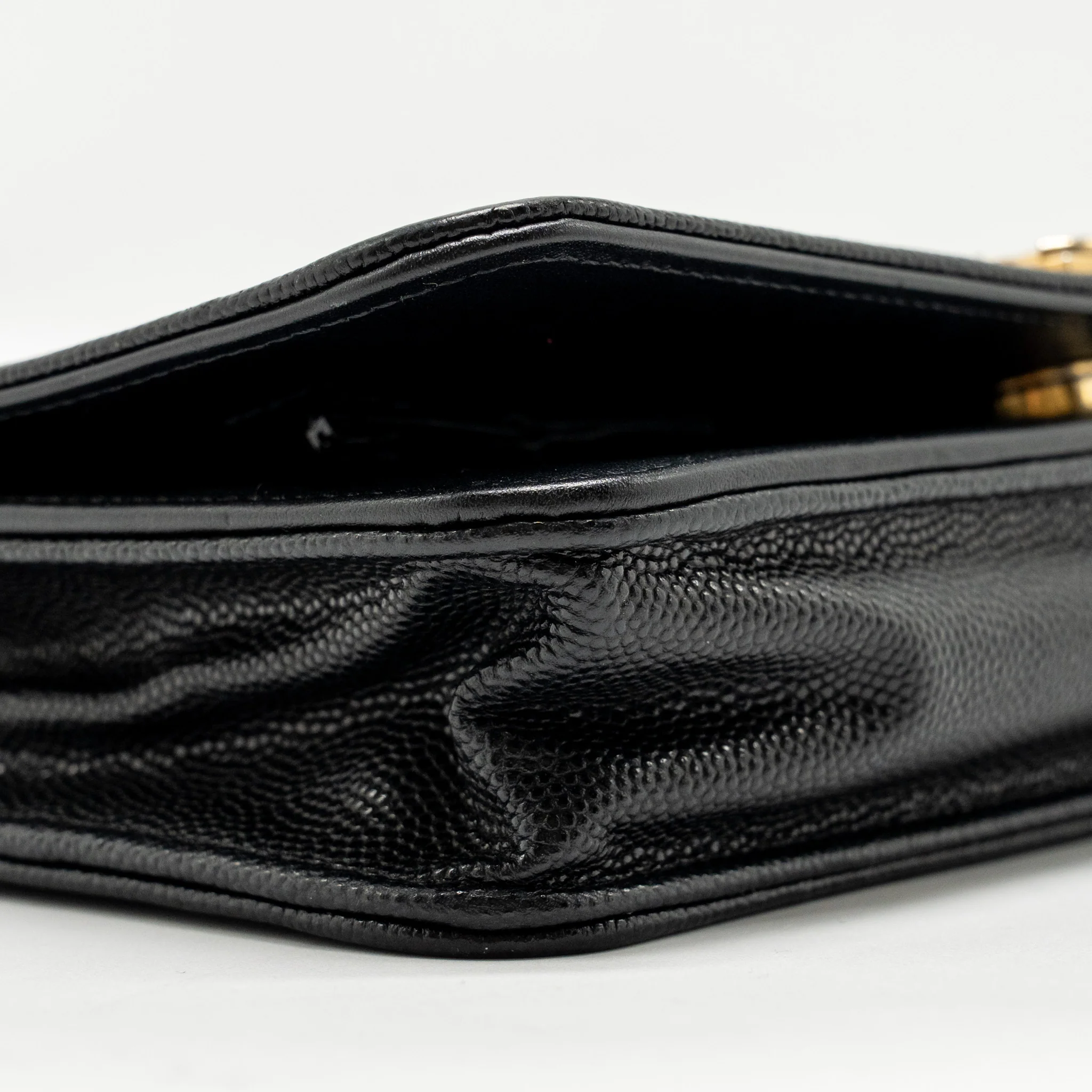 Chanel Boy Wallet on Chain Caviar BLack GHW - Image 6