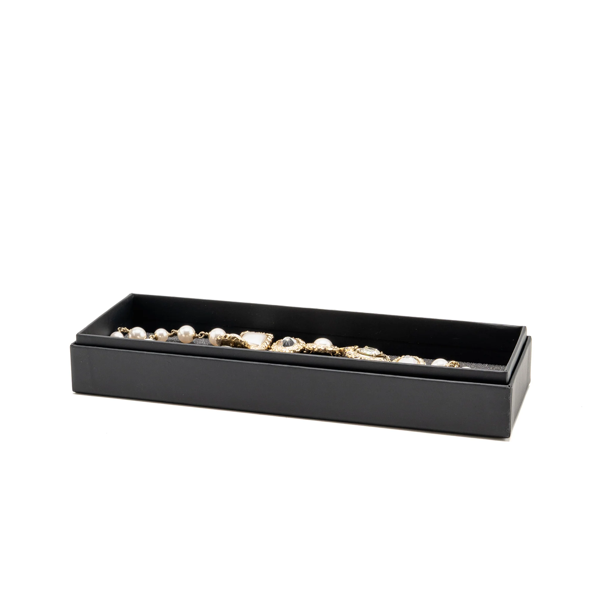 Chanel CC Drop Necklace/Choker and Earrings Pearl/Crystal Gold Tone (Sell in Set) - Image 2
