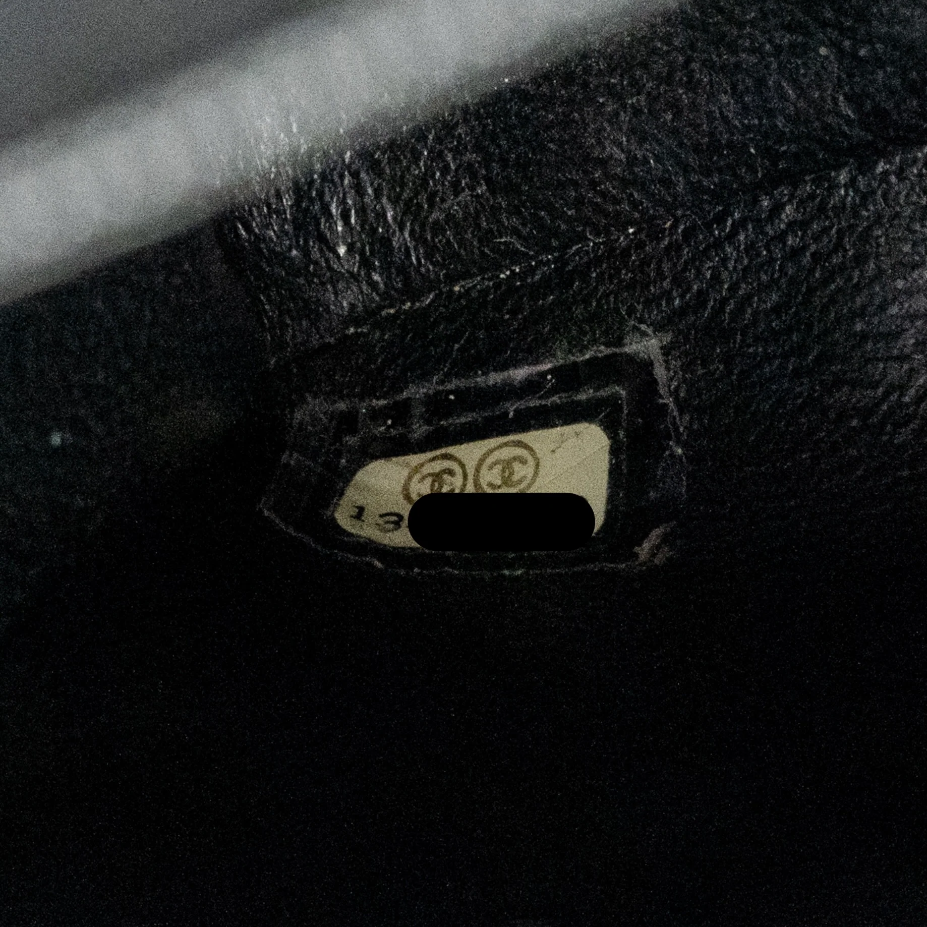 Chanel chevron jumbo single flap bag patent black SHW - Image 18