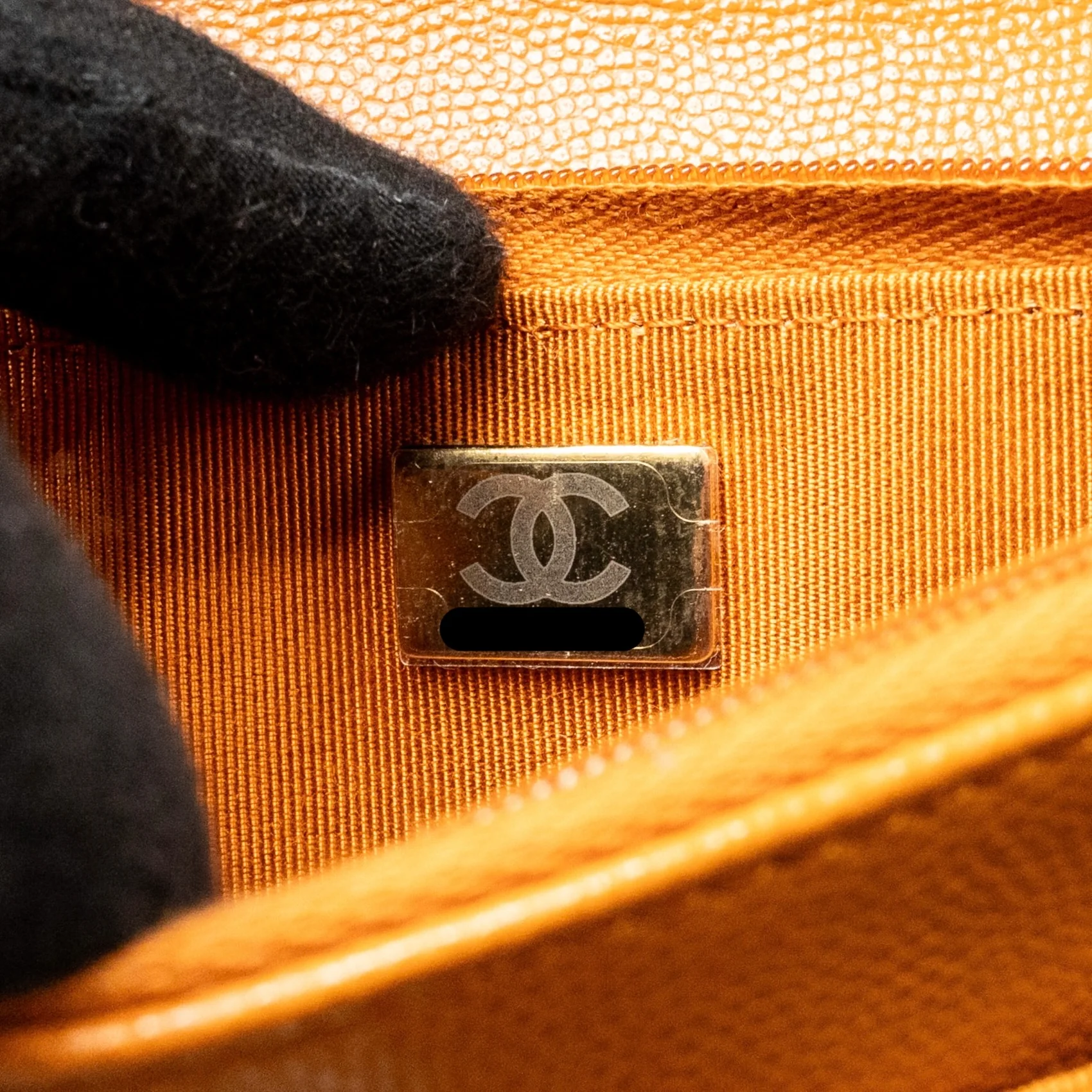 Chanel Classic Wallet on Chain Caviar Caramel GHW (Microchip) - Image 17