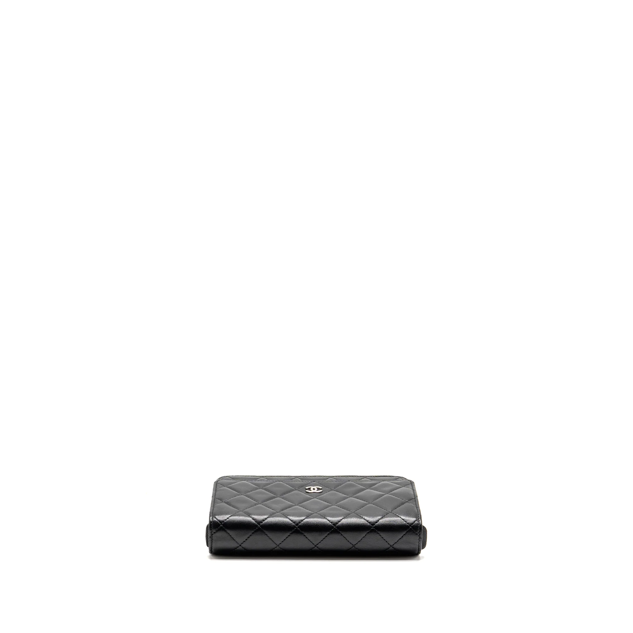 Chanel classic wallet on chain lambskin black SHW - Image 5