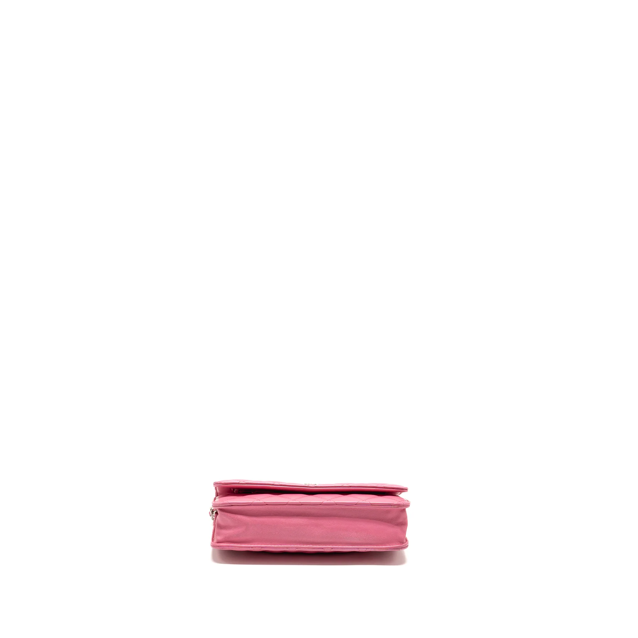 Chanel Classic Wallet on Chain Lambskin Pink SHW - Image 5