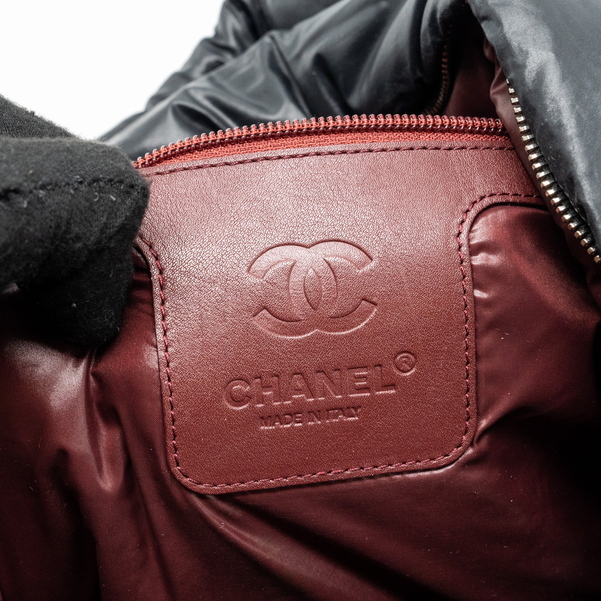 Chanel Coco Cocoon Backpack Quilted Nylon/Leather Black GHW - Image 11